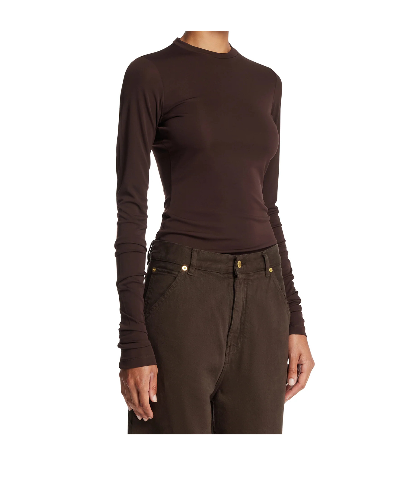 Darkpark Long Sleeve Top In Multi