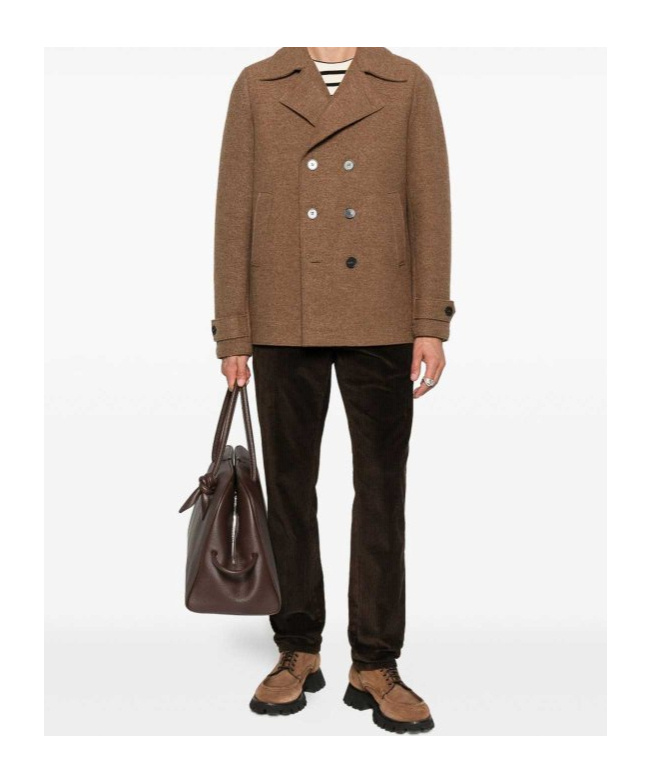 Dondup Corduroy Textured Brown Pants In Black