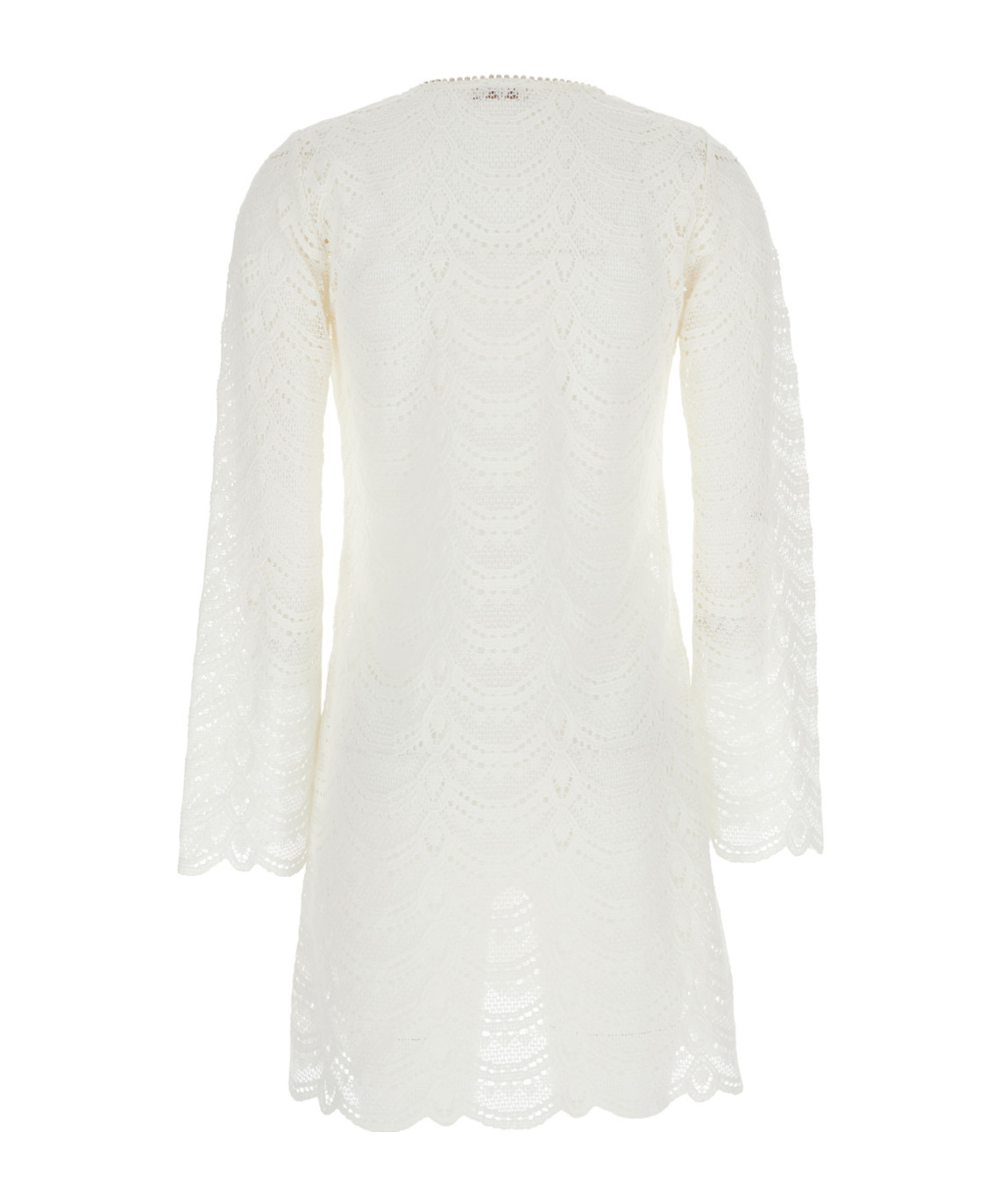 Anjuna Long-sleeved Dress In White