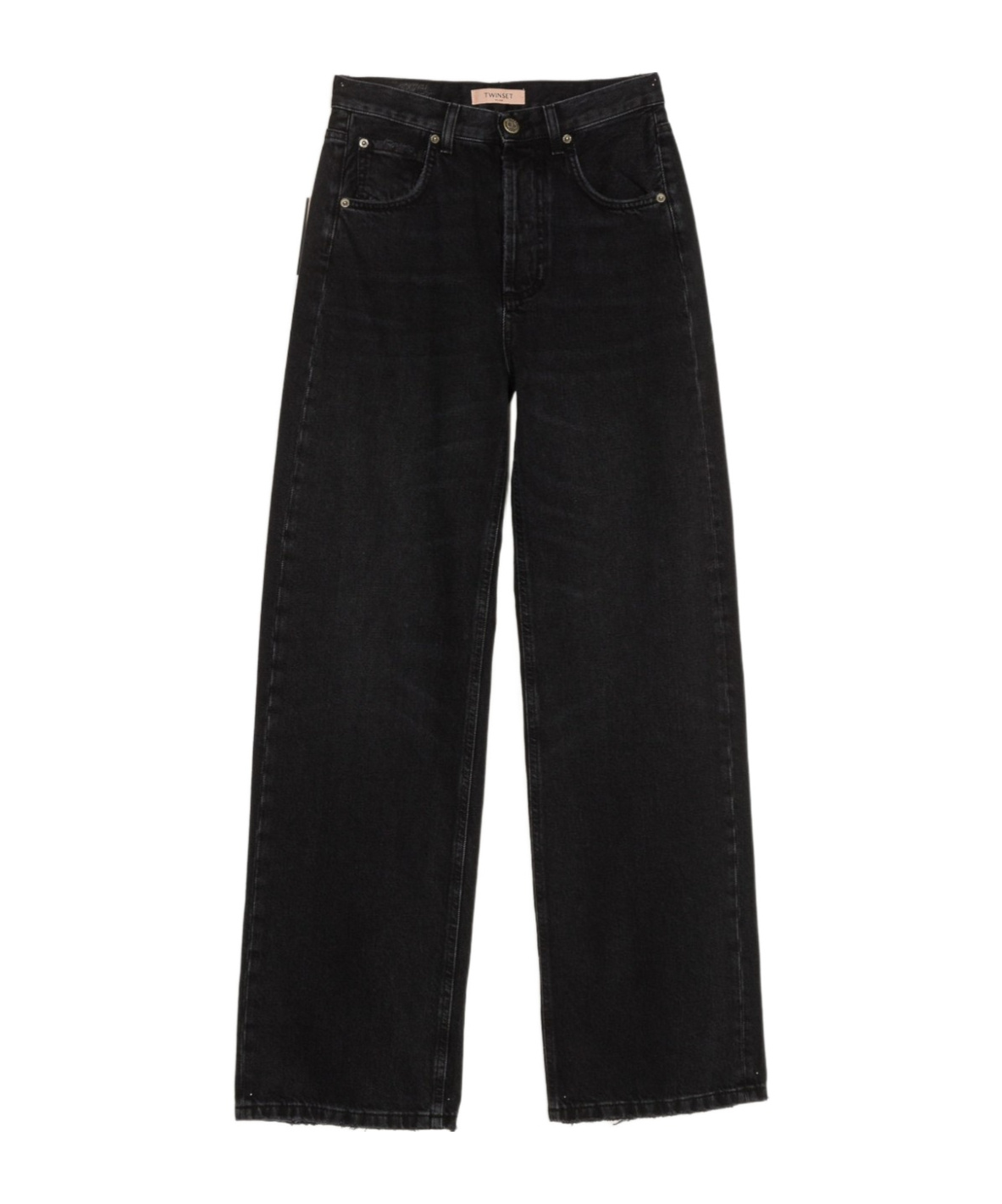 Twinset Wide-leg Jeans In Black