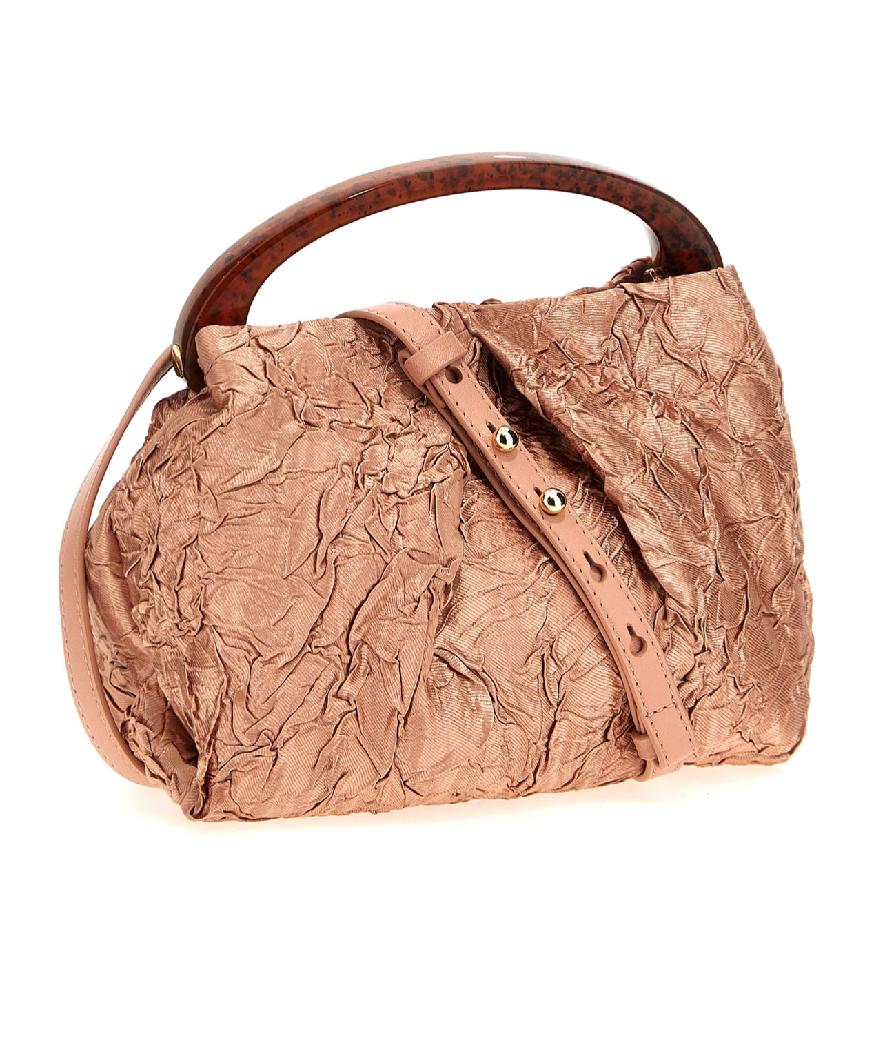 Shop Dries Van Noten Pleated Tote Bag