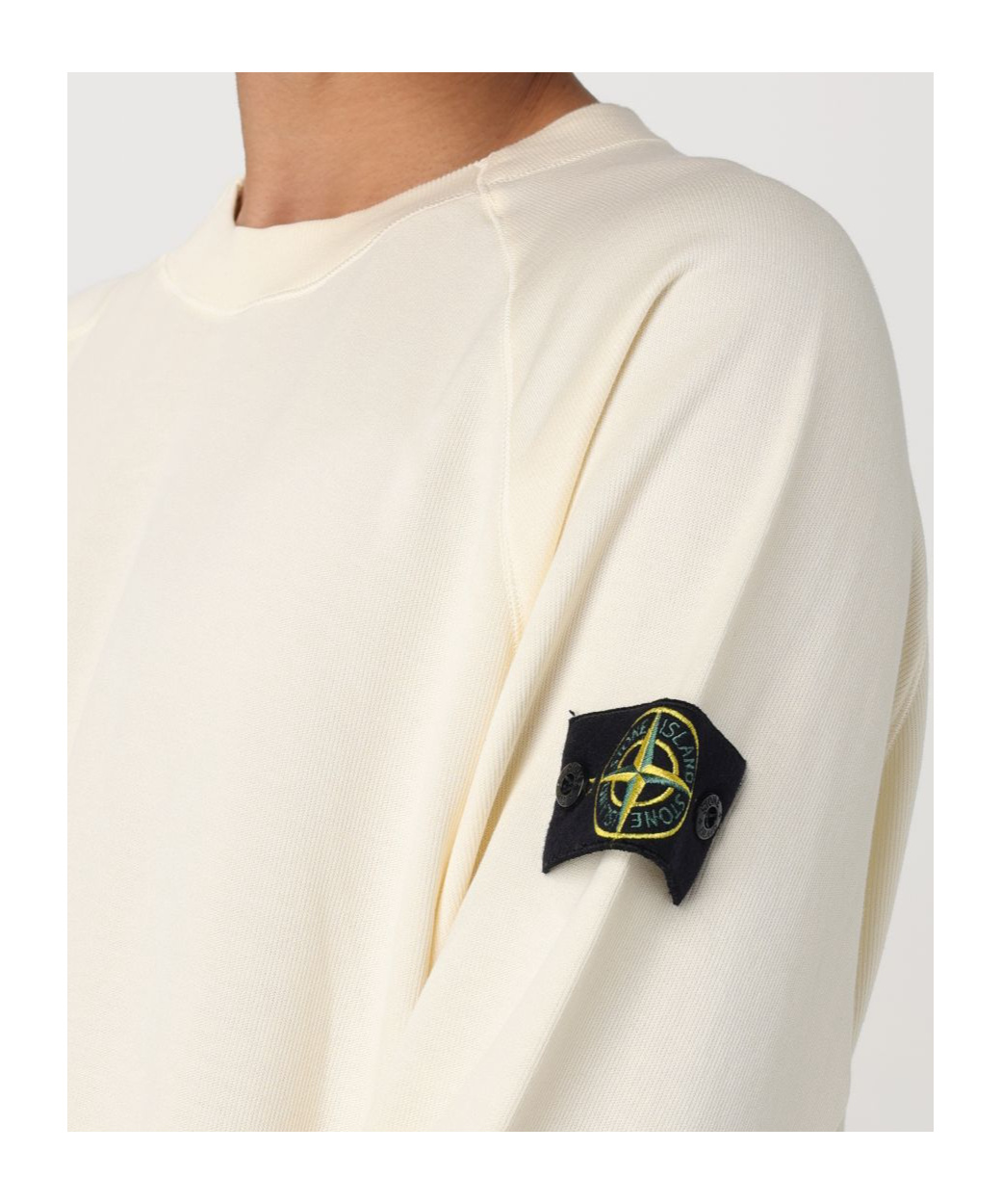 Stone Island 508a3 Maglia In Lana In Nude