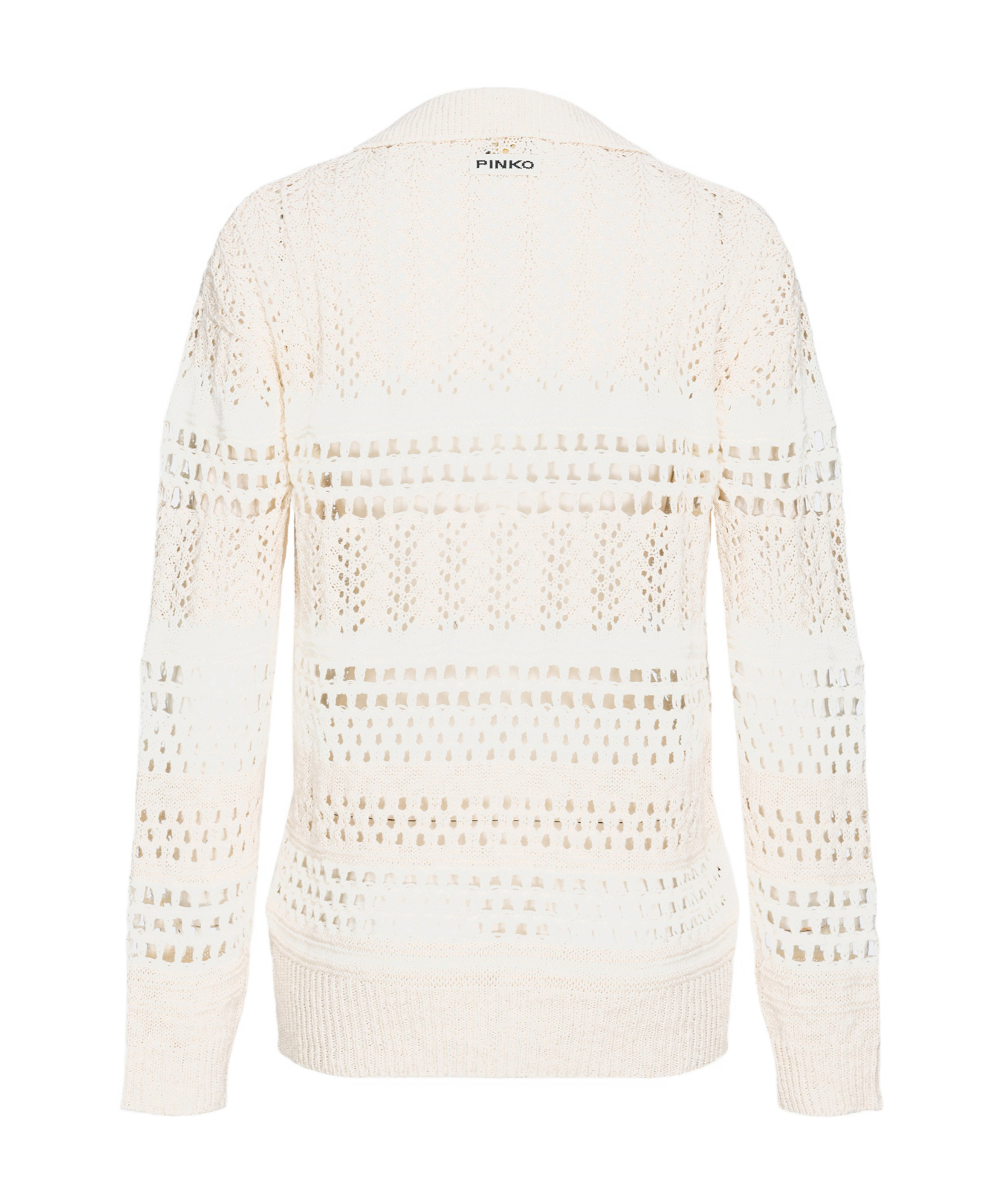 Pinko Long-sleeved Sweater In White