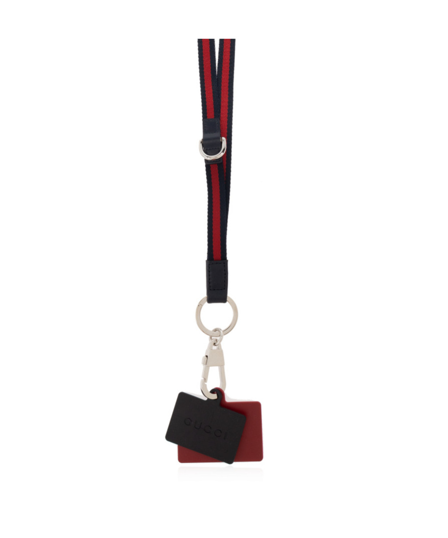 Gucci Keyring With Tow Rope In Black