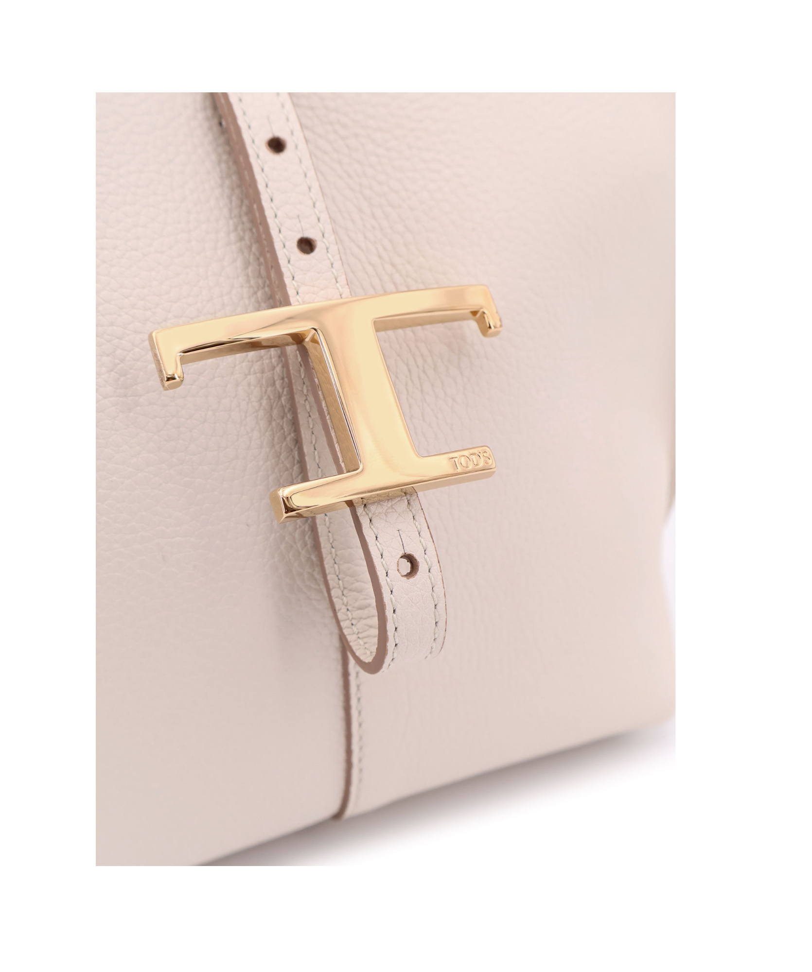 Tod's Double Handle Shoulder Bag In Nude