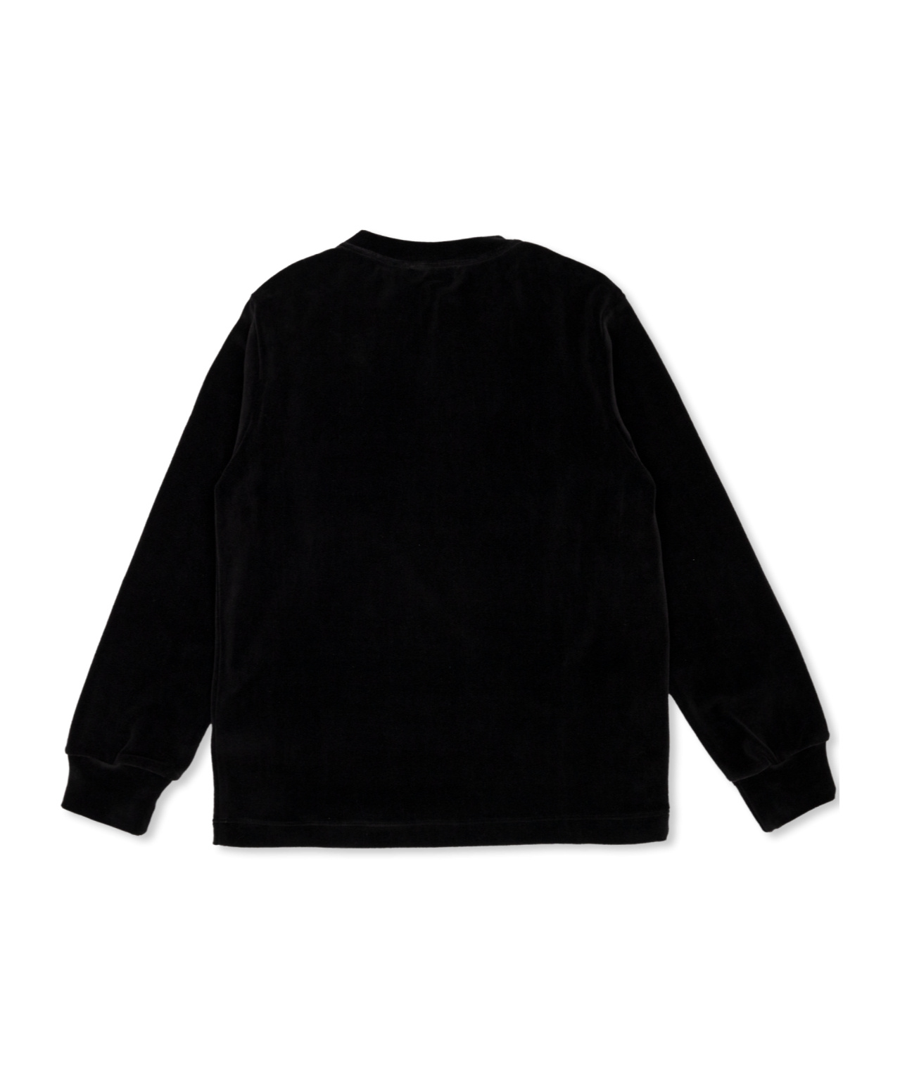 Balmain Logo-print Cotton Sweatshirt In Black