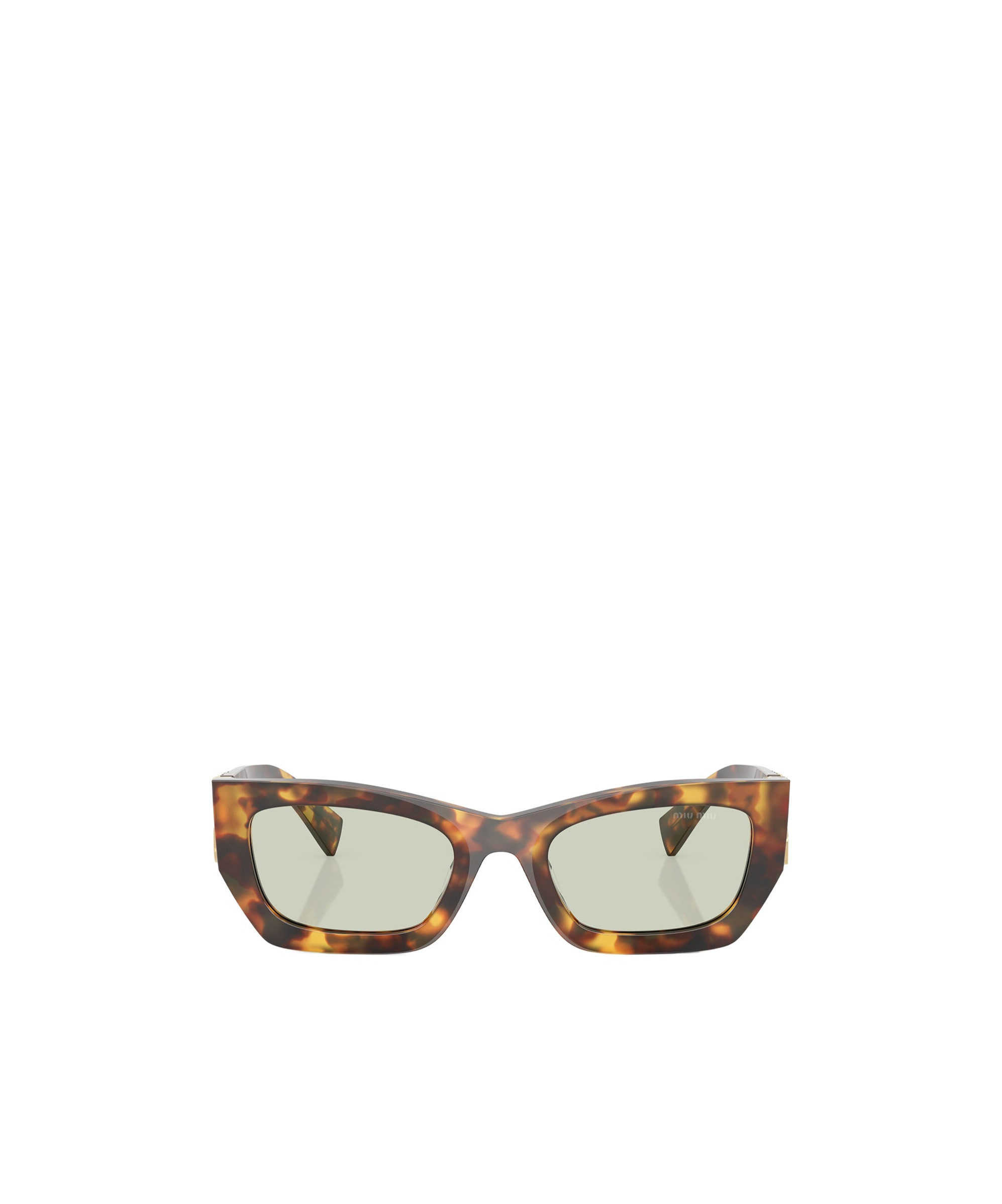 Miu Miu Full Frame Sunglasses In Green