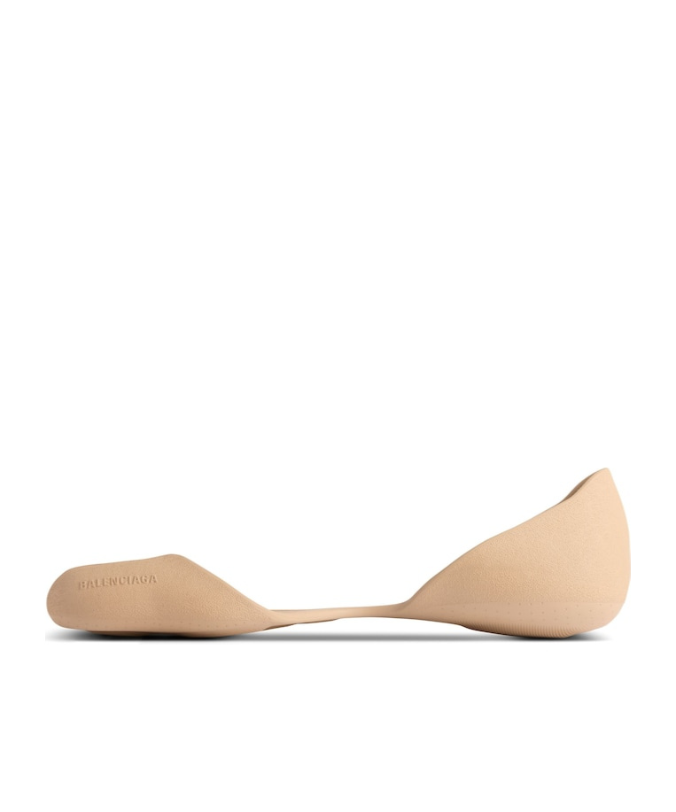 Balenciaga Flat Sole Open Toe Eva Zero Sneakers In Neutral