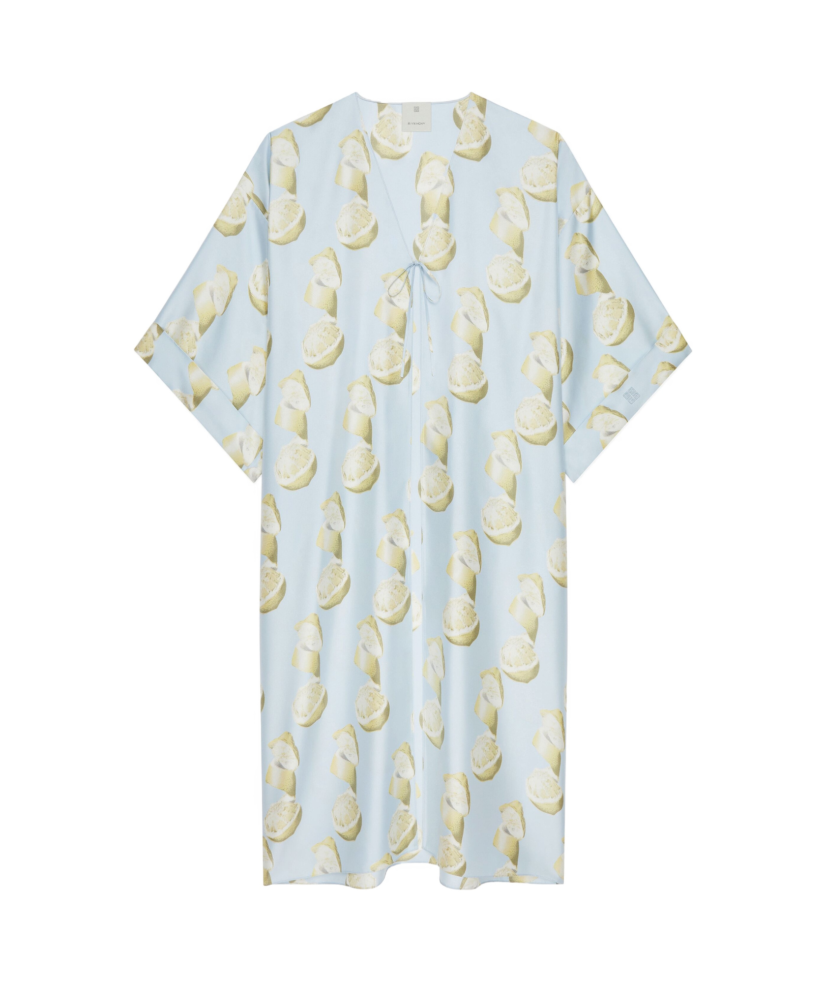 Givenchy V-neck Printed Dress In White