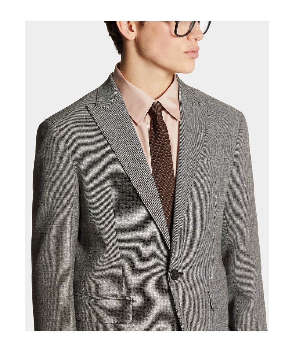 Dsquared2 Single-breasted Suit In Gray