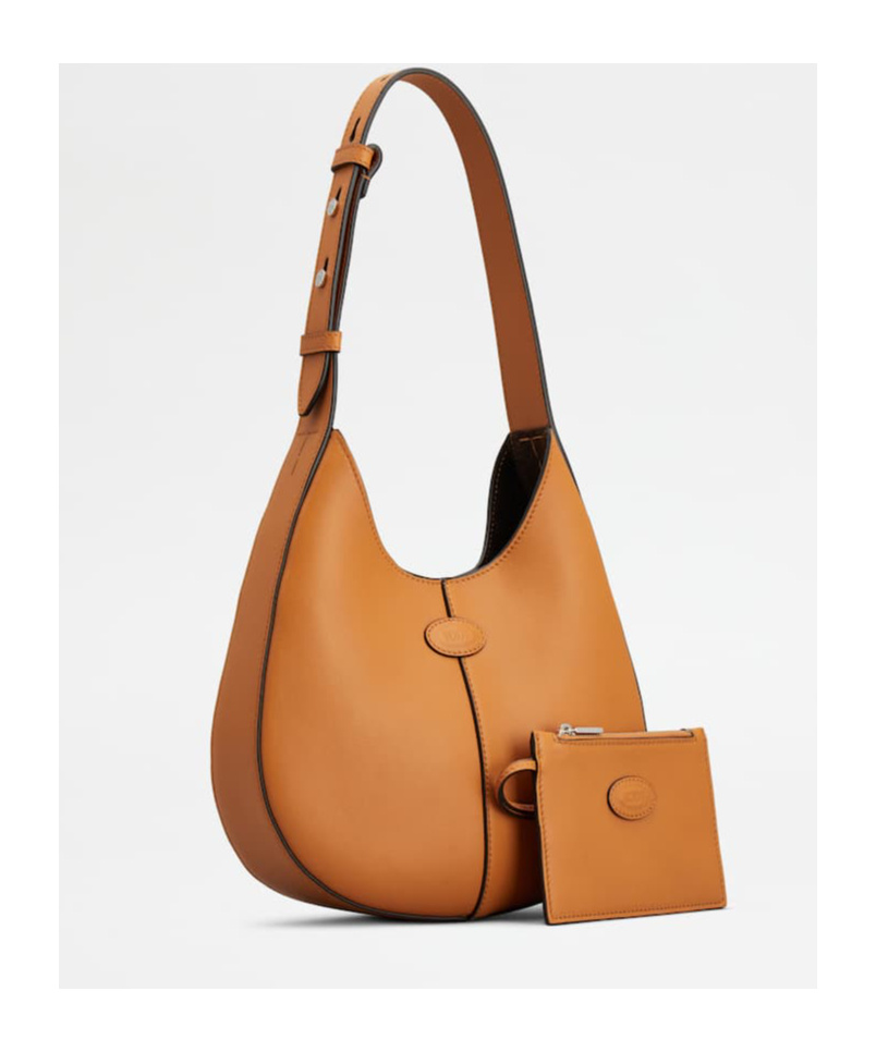Tod's Di Bag Medium Hobo Shoulder Bag In Brown