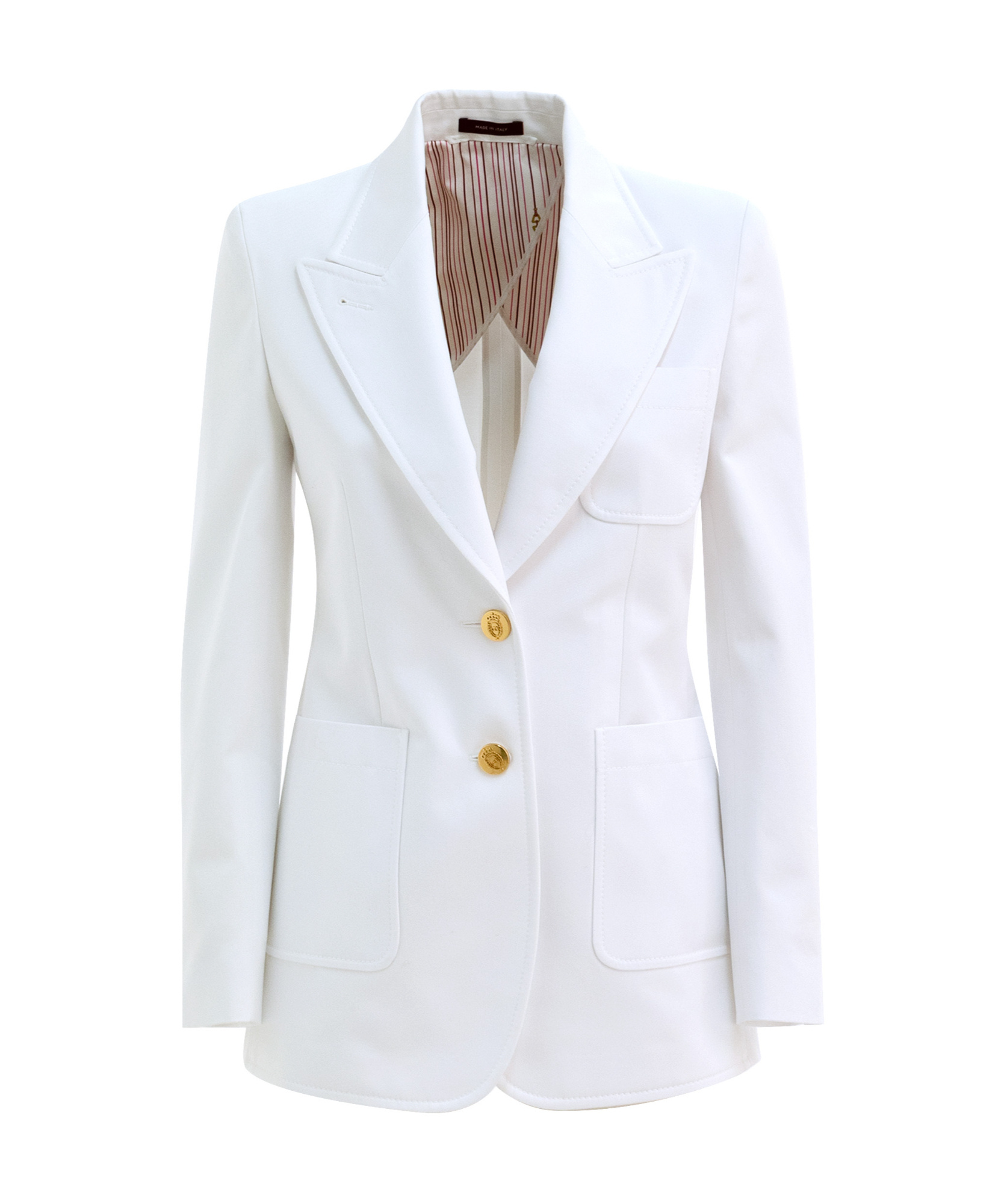 Gucci Single-breasted Blazer In White