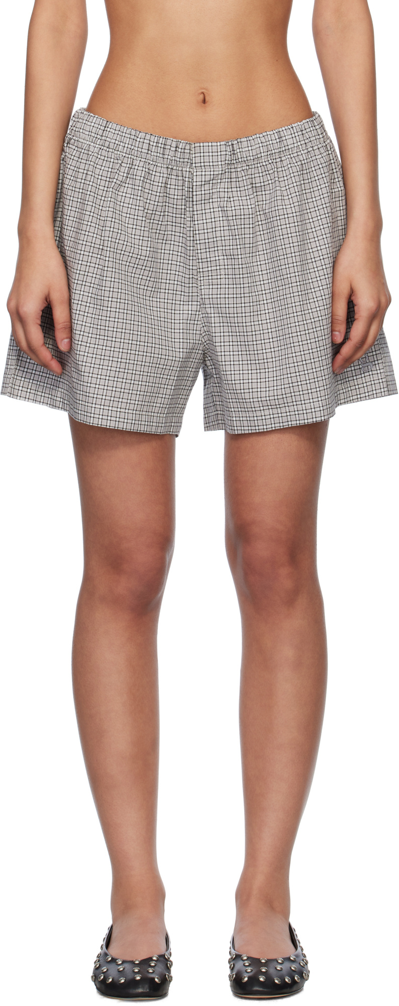 Gimaguas Black  White Boxers Shorts In Multi