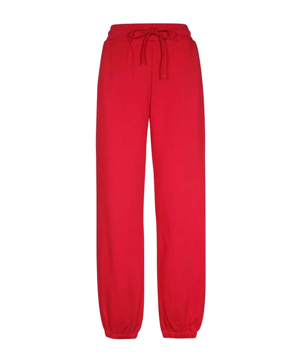Msgm Logo-print Track Pants In Red