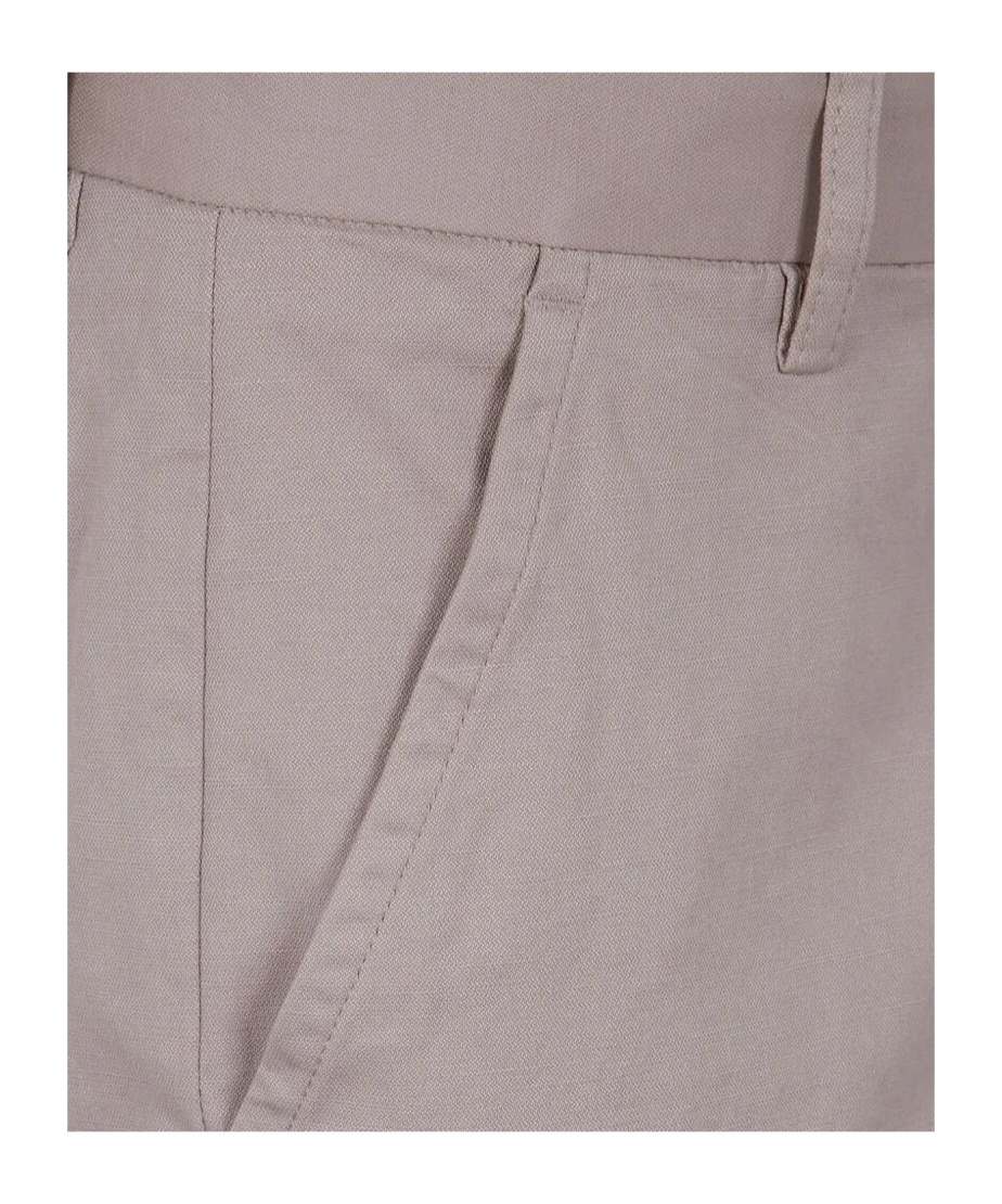 Incotex Pressed-crease Chino Trousers In Gray