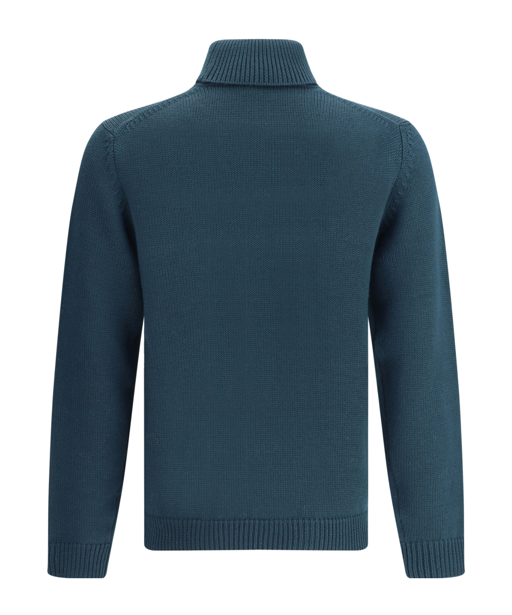 Roberto Collina High-neck Knitted Sweater In Green