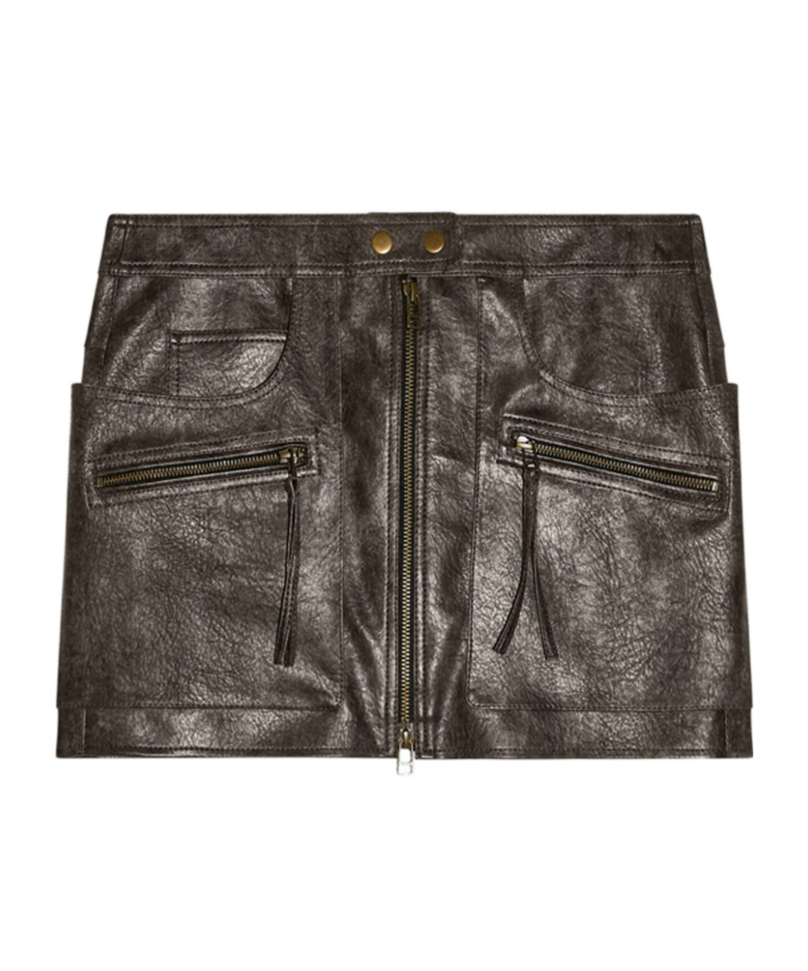 Isabel Marant Étoile Marant Etoile Women Claudine Faux Leather Mini Skirt In Black