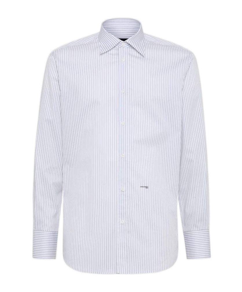 Dsquared2 Men's Relax Dan Poplin Shirt In White