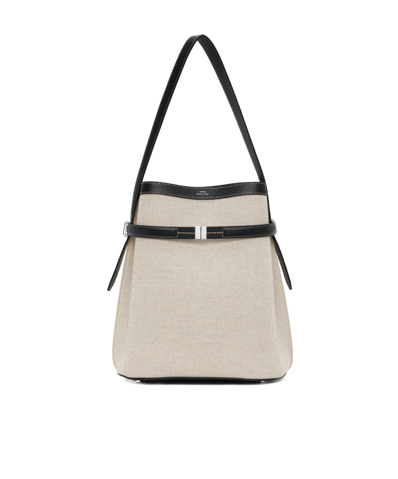 Totême Lettering Shoulder Bag In Brown