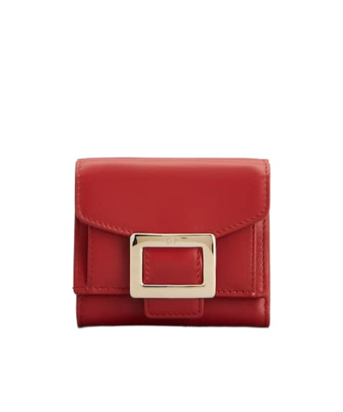 Roger Vivier Belle Vivier Wallet In Red