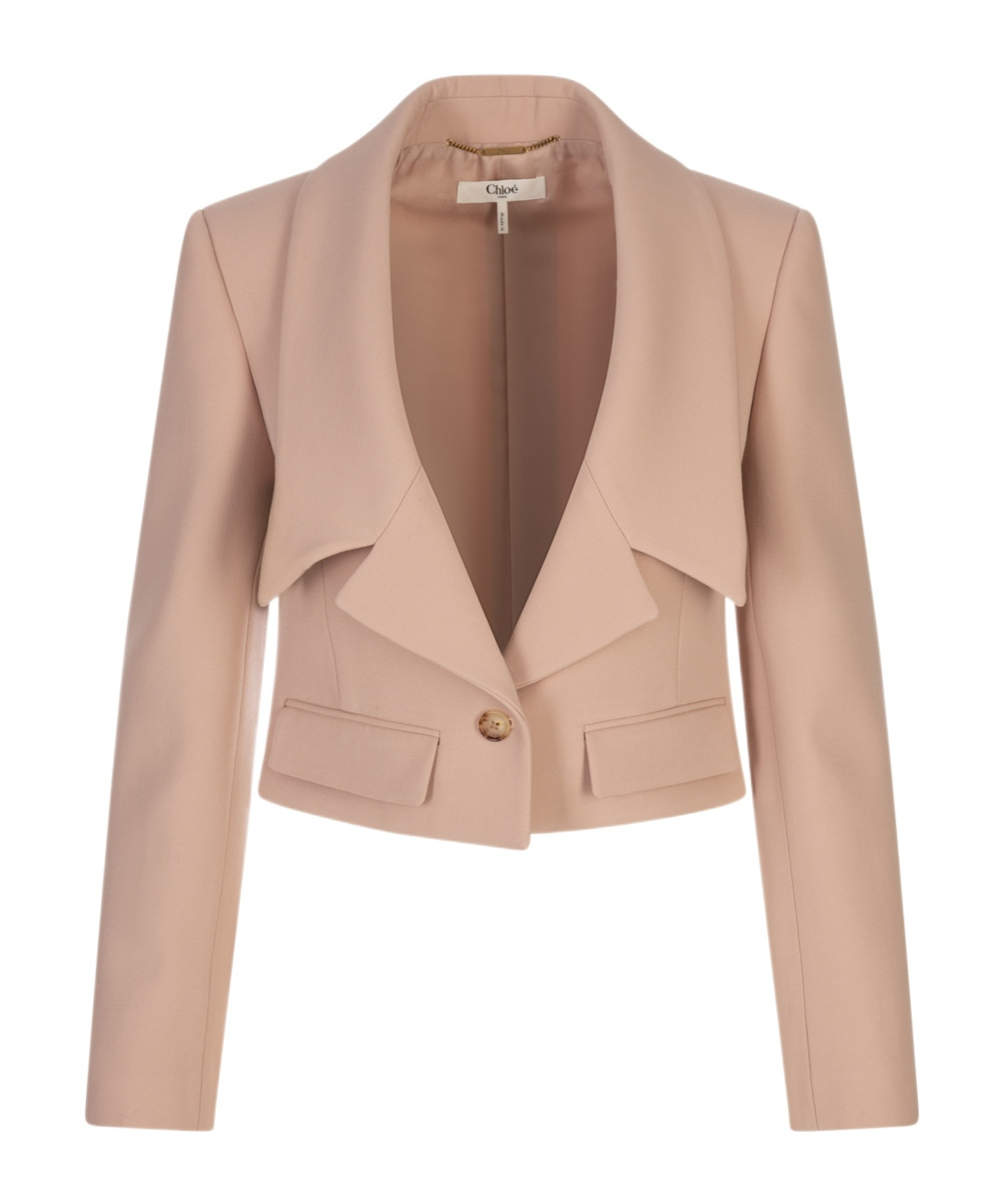 Chloé Chloe Cropped Wool Blazer