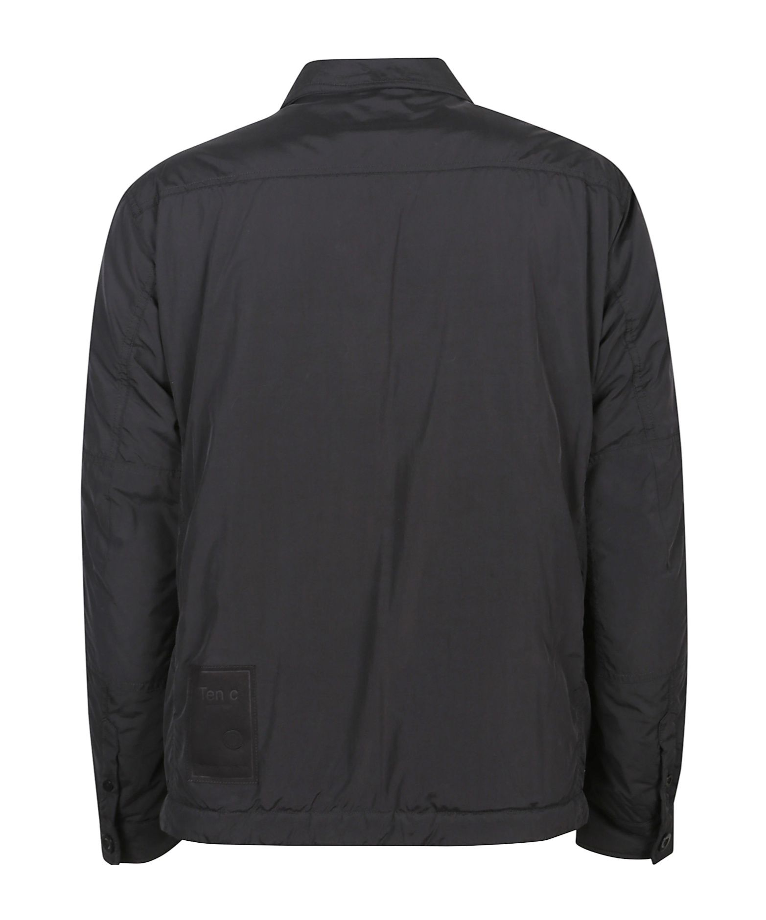 Ten C Tailored Mid-layer Jacket With Minimalist Design In Black