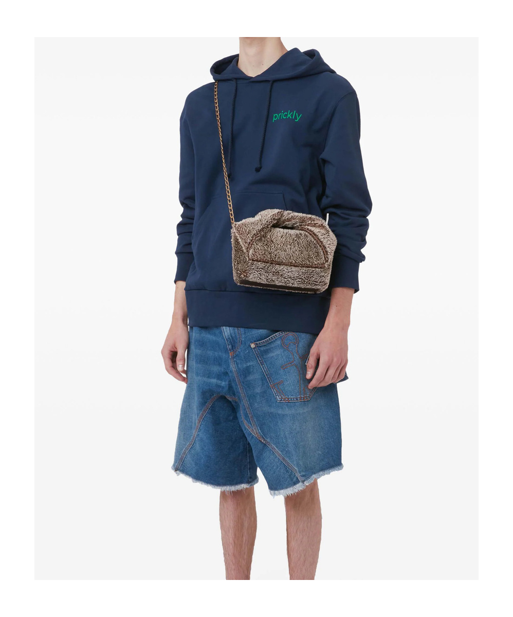 Jw Anderson J.w. Anderson Prickly Slogan-print Hoodie In Blue