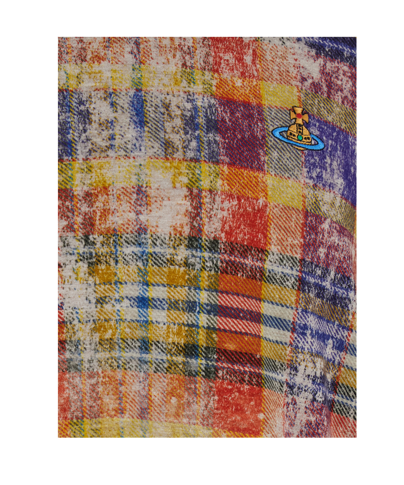 Vivienne Westwood Multicolor Turtleneck Sweater With All-over Stripe Motif In Cotton Man In Multi