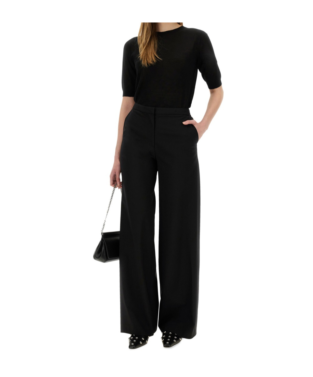 Pt Torino Straight-leg Casual Pants In Black