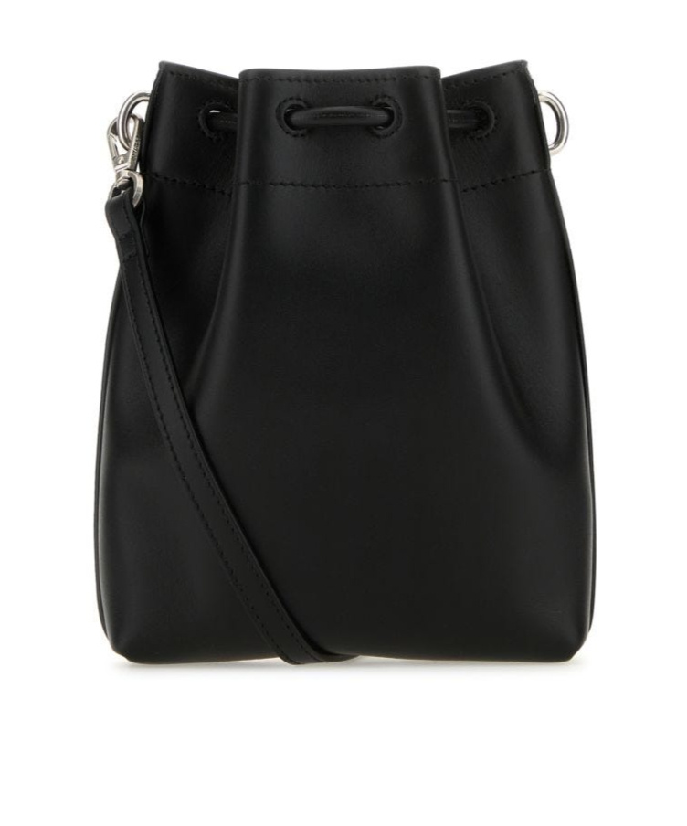 Jimmy Choo Logo Shoulder Bag In Black