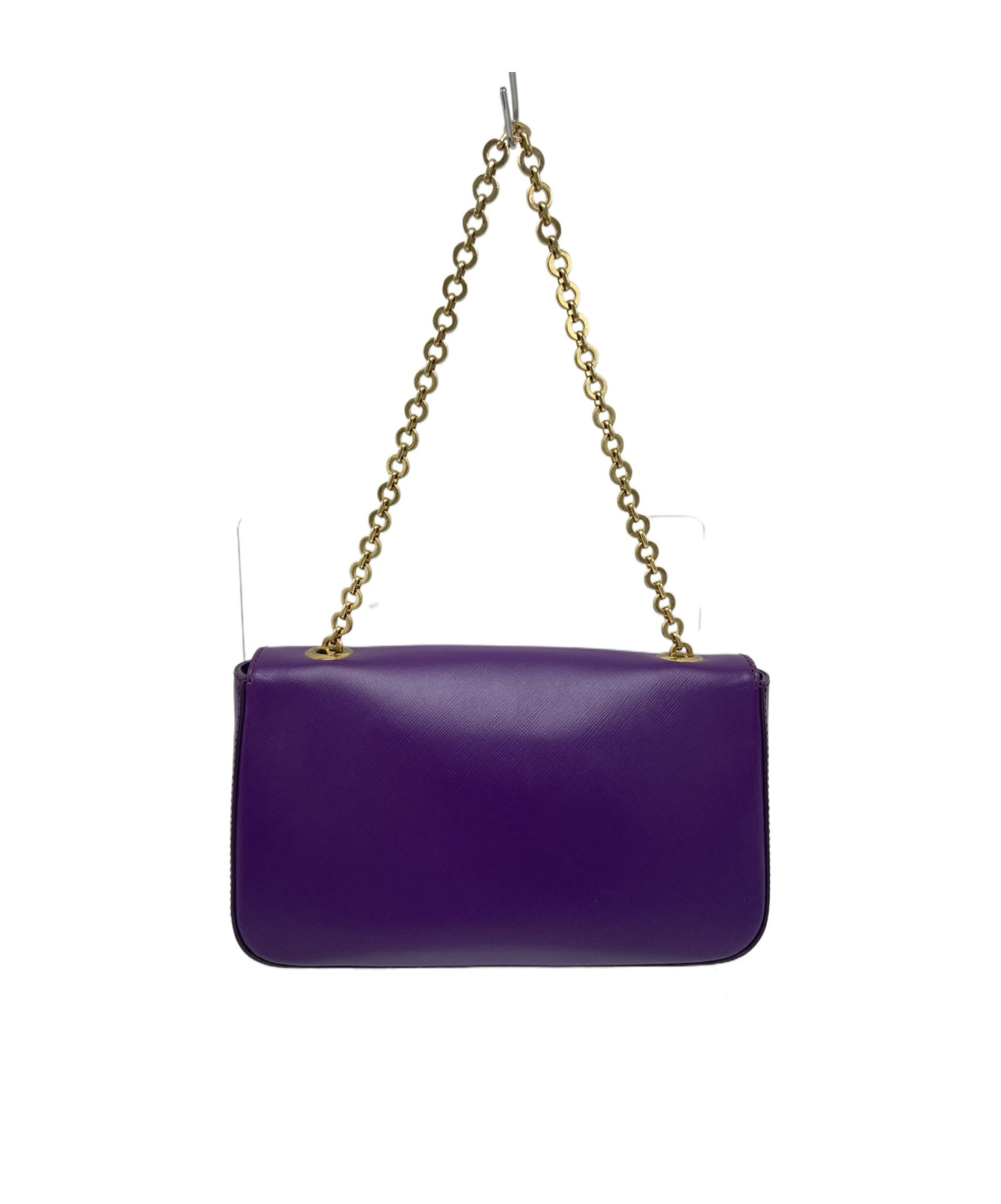 Ferragamo Flap Shoulder Bag In Purple