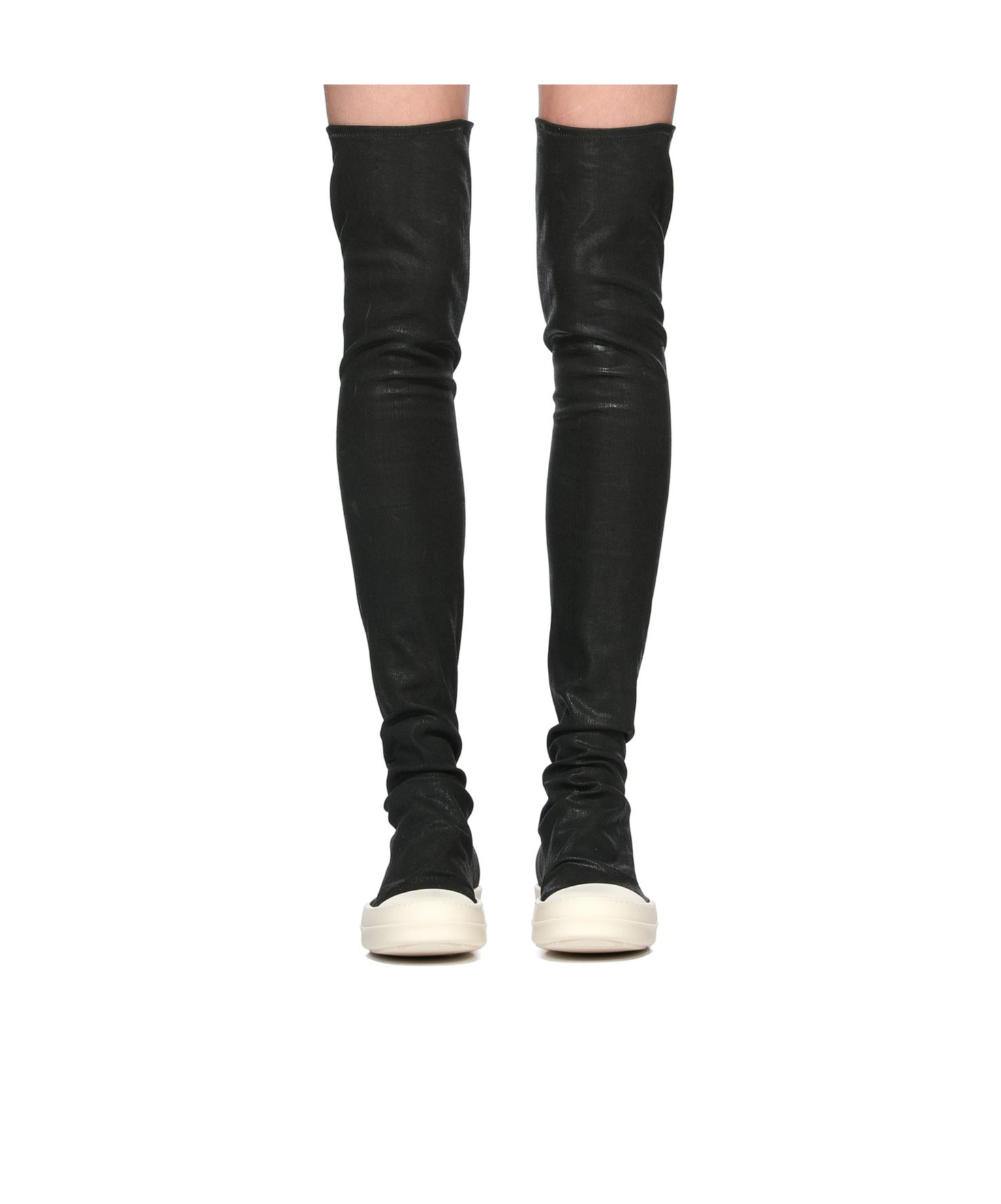 Rick Owens Drkshdw Drkshdw By Rick Owens Woman Boot Black Size 8 Textile Fibers In Black