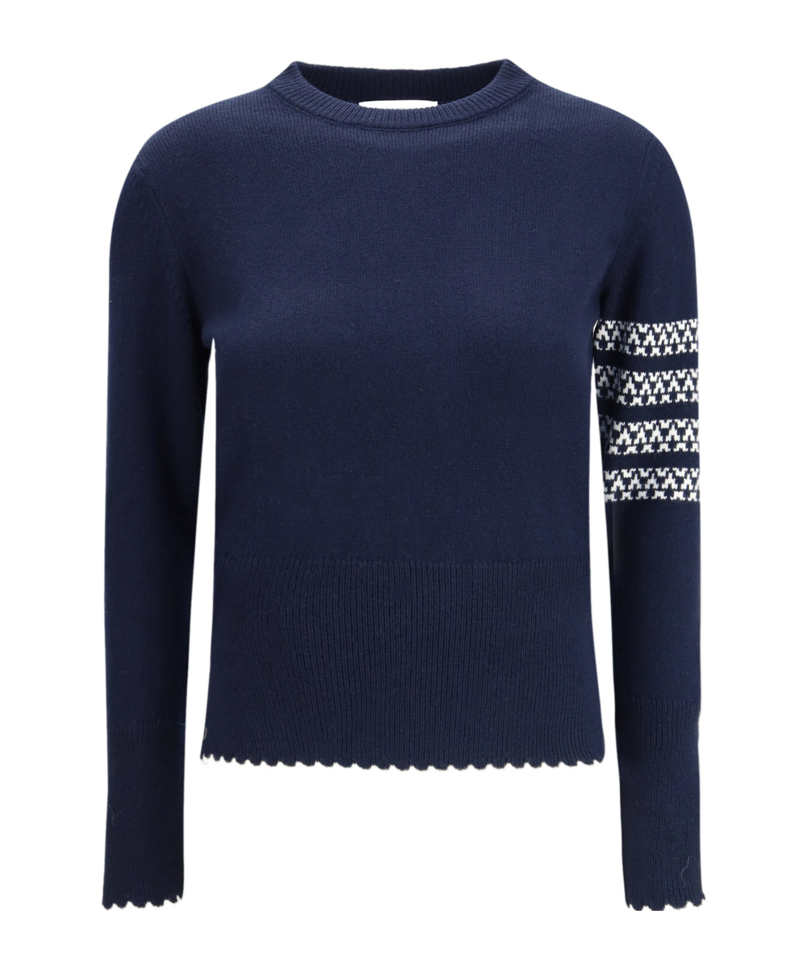 Thom Browne Holiday Hector Sweater In Blue