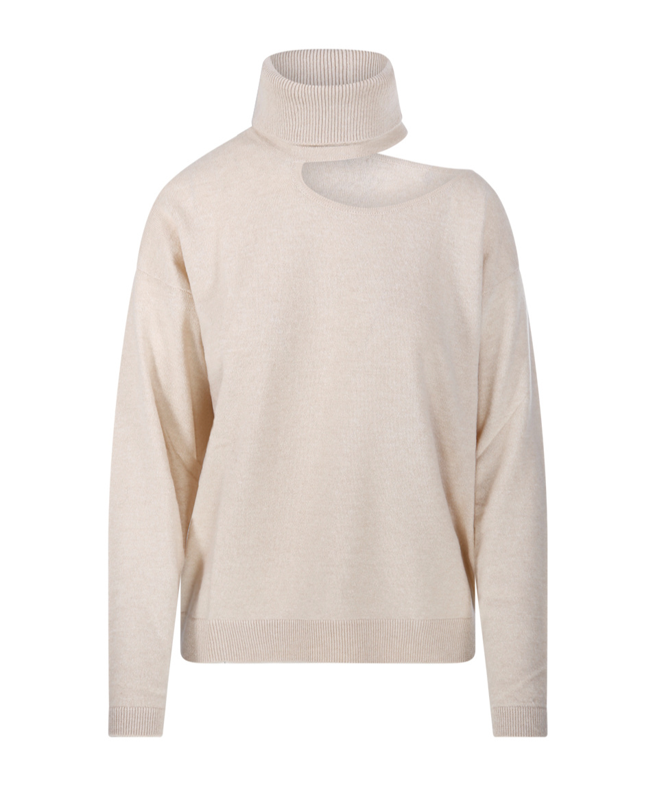Federica Tosi Turtleneck Sweater In Nude