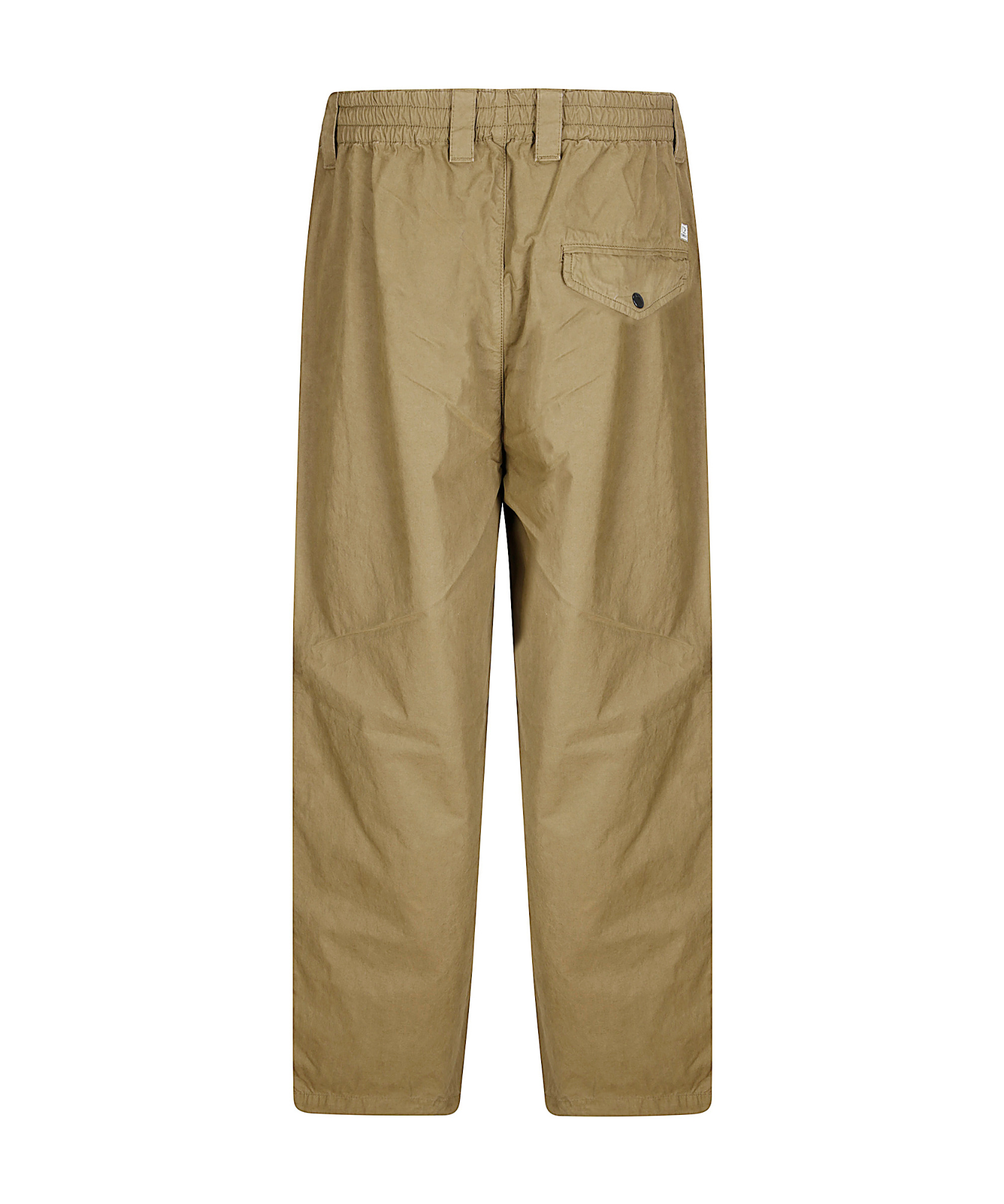C.p. Company Button-fastening Drawstring Trousers In Brown