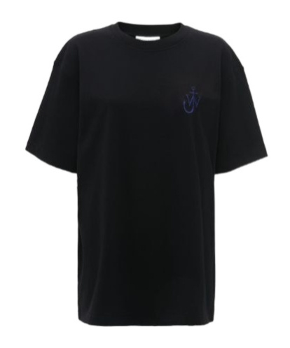 Jw Anderson J.w. Anderson Women's Blue Cotton T-shirt In Black