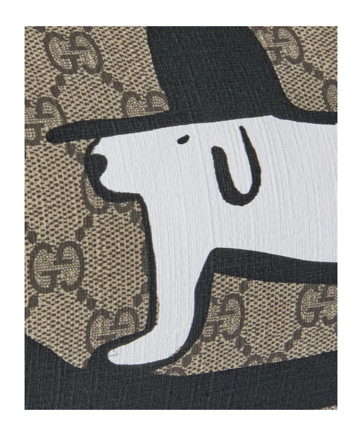 Gucci Children's Printed Gg Top Handle Bag In Neutral