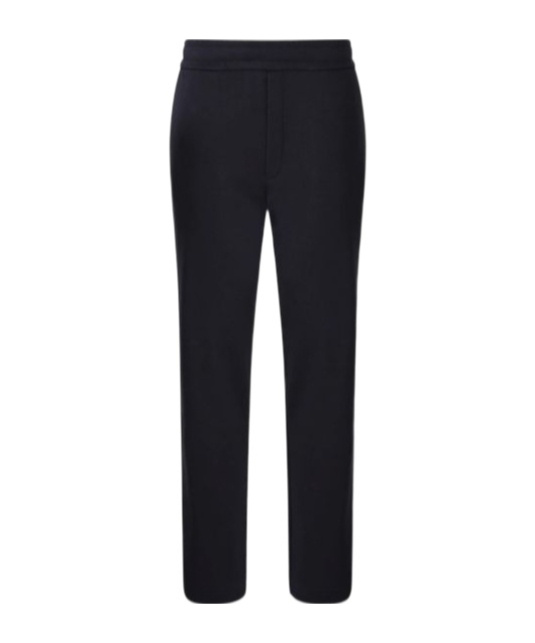 Moncler Pantalon En Coton Mélangé In Black