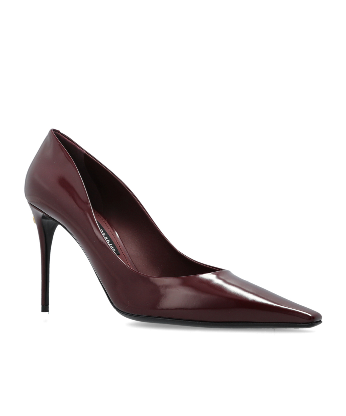 Dolce & Gabbana 90mm Mun Leather Pumps In Black