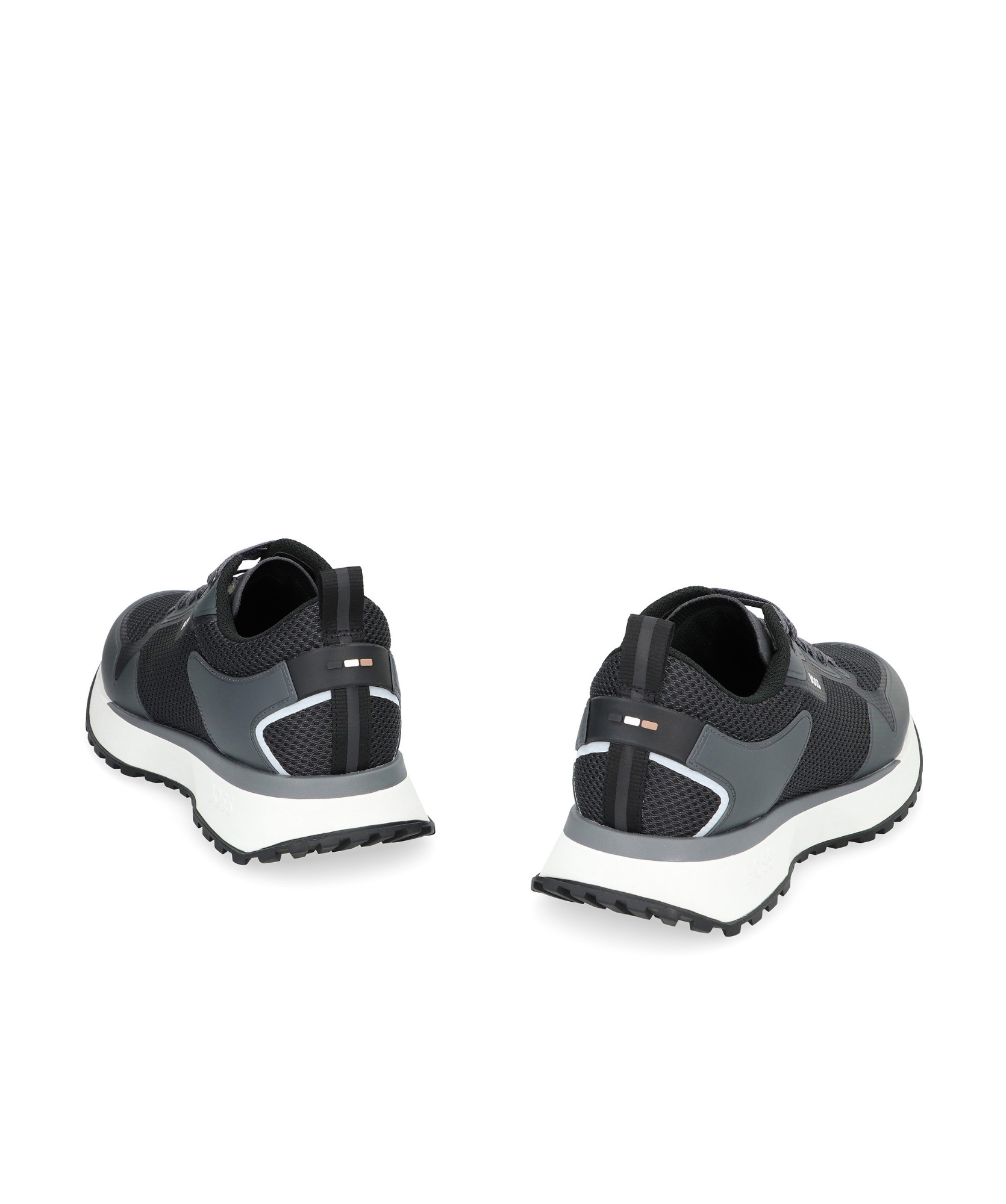 Hugo Boss Boss Jonah Fabric Low-top Sneakers In Gray