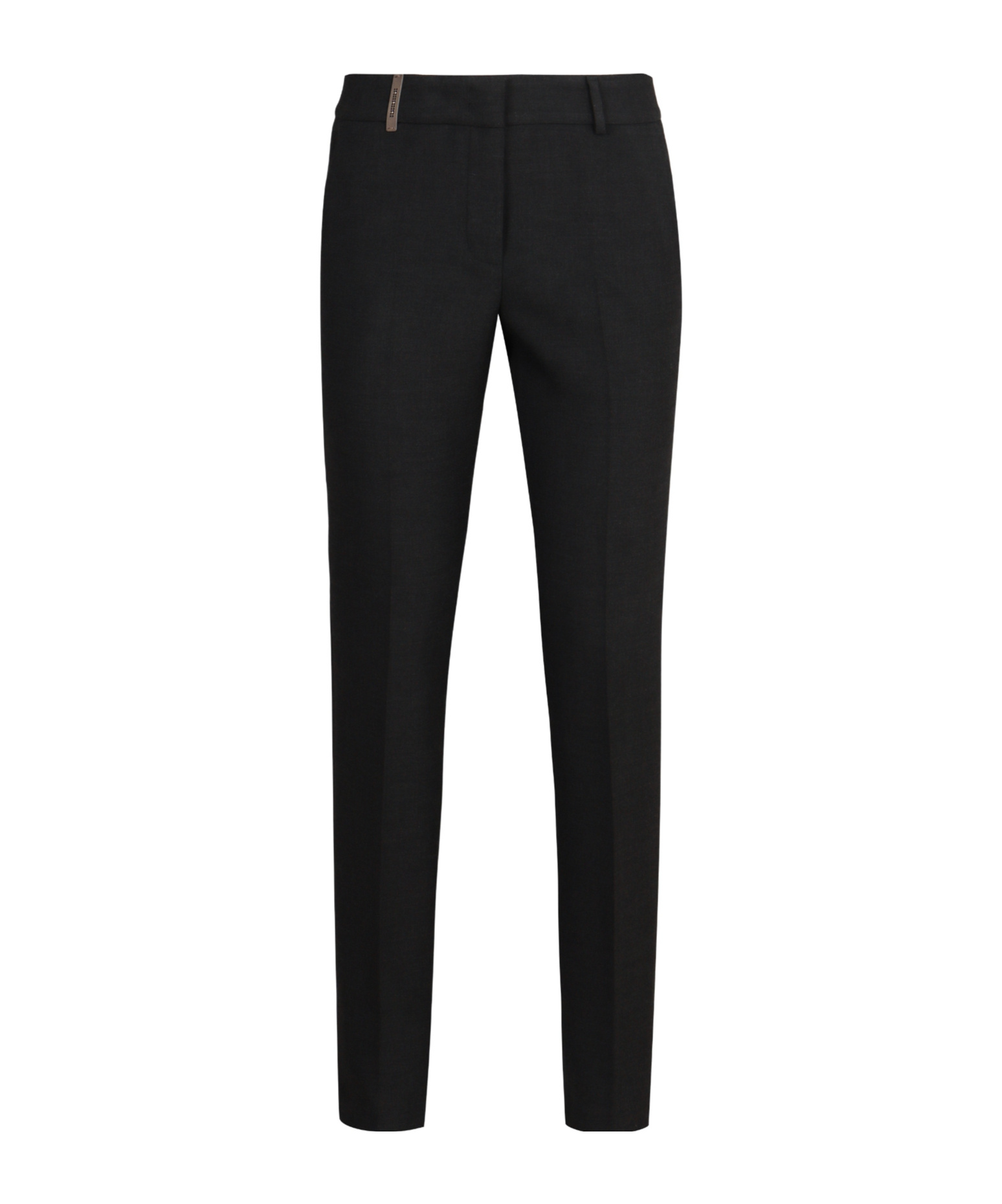 Peserico Belt-loops Trousers In Black