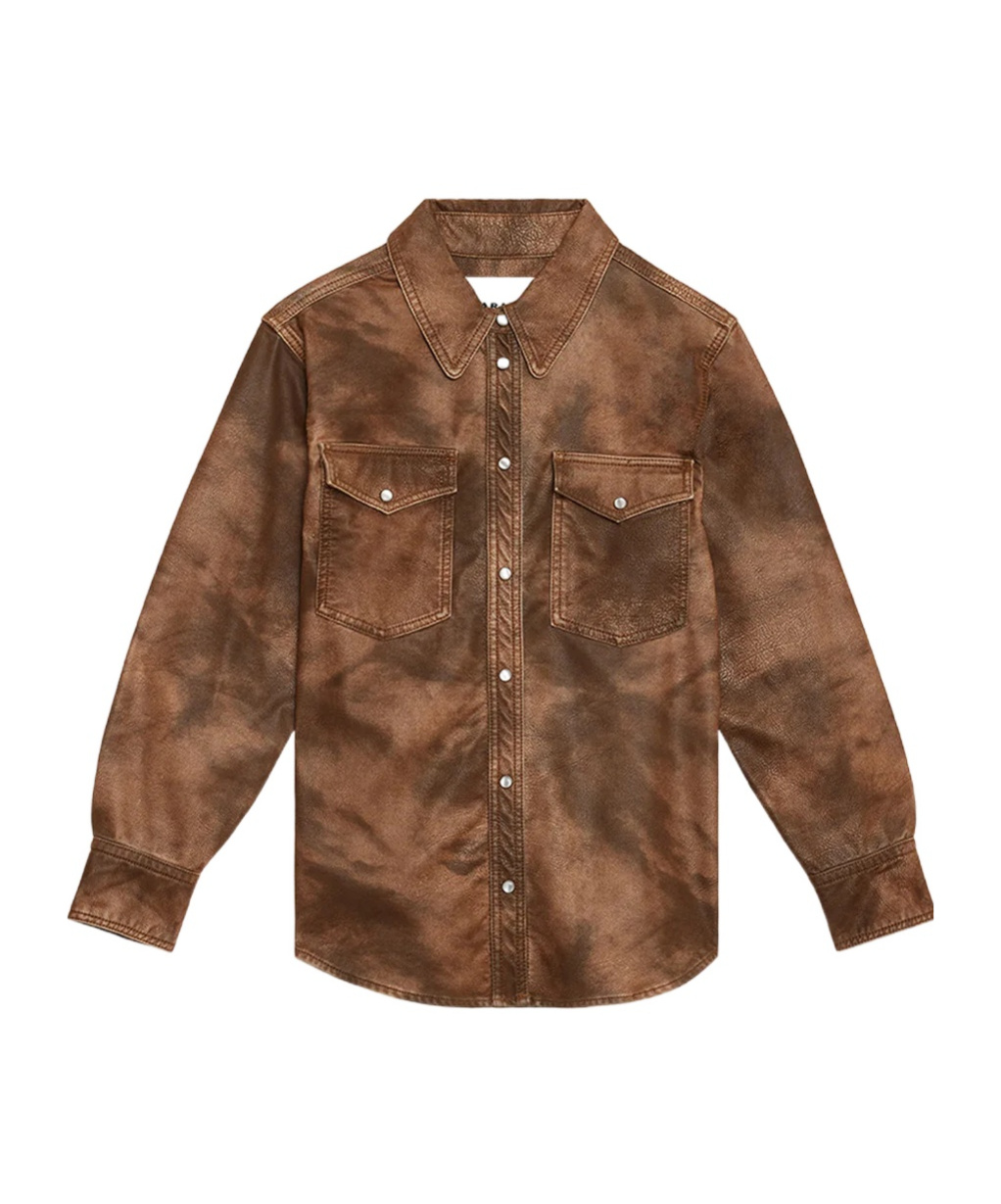 Isabel Marant Karima Shirt In Brown