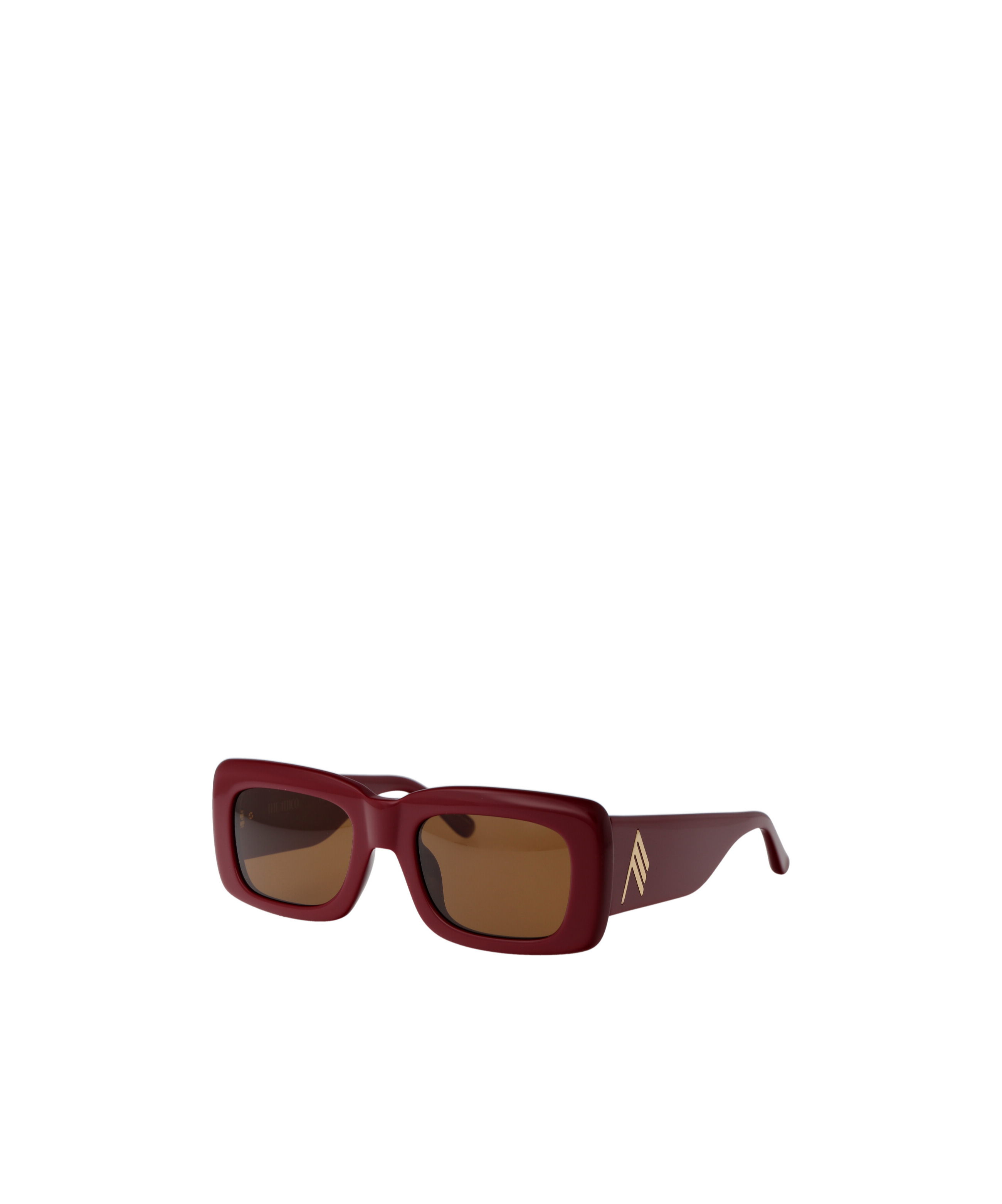 Attico Linda Farrow X  Marfa Sunglasses In Brown