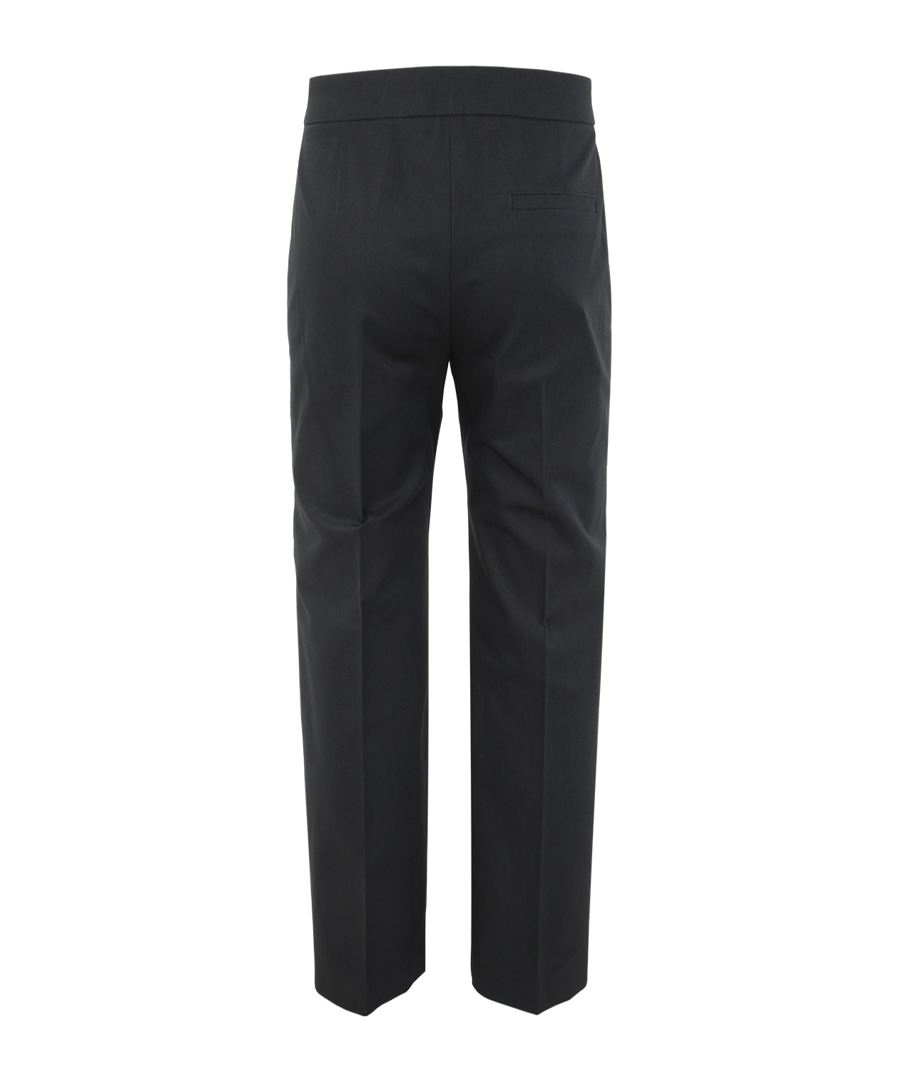 Shop Philosophy Di Lorenzo Serafini High-waisted Straight-leg Trousers In Black