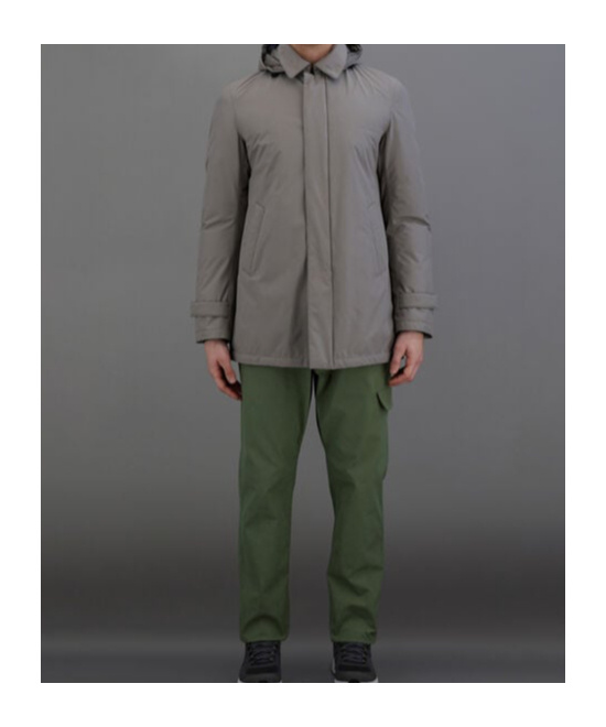 Herno Men's Laminar 2-layer Goretex Coat In Gray