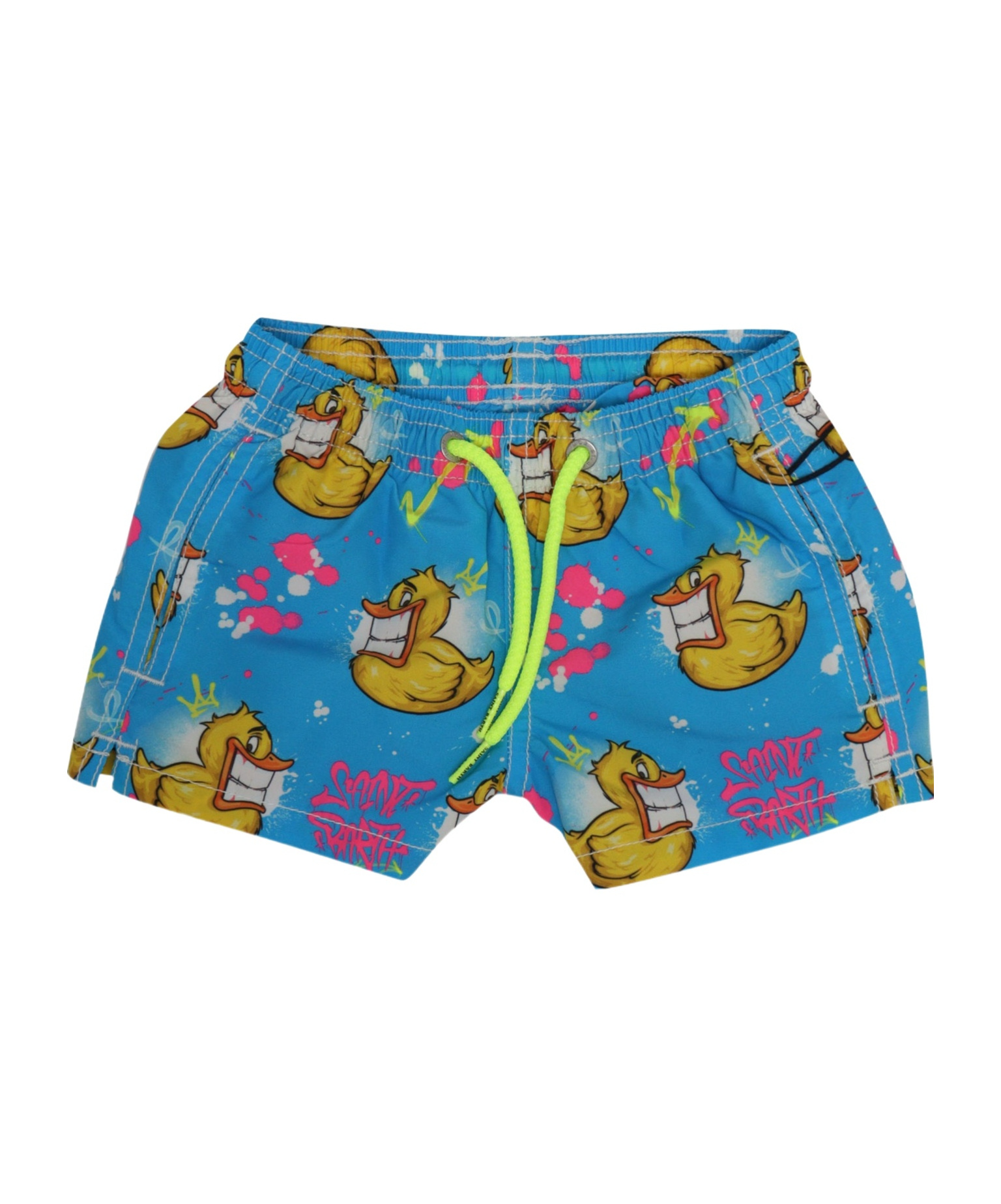 MC2 SAINT BARTH MC2 SAINT BARTH KIDS PATTERN-PRINTED DRAWSTRING SWIM SHORTS