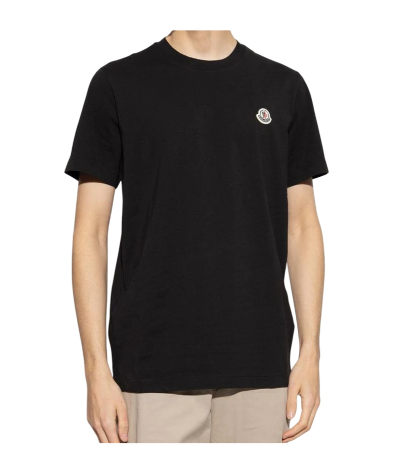 Moncler Ss T-shirt Box In Black