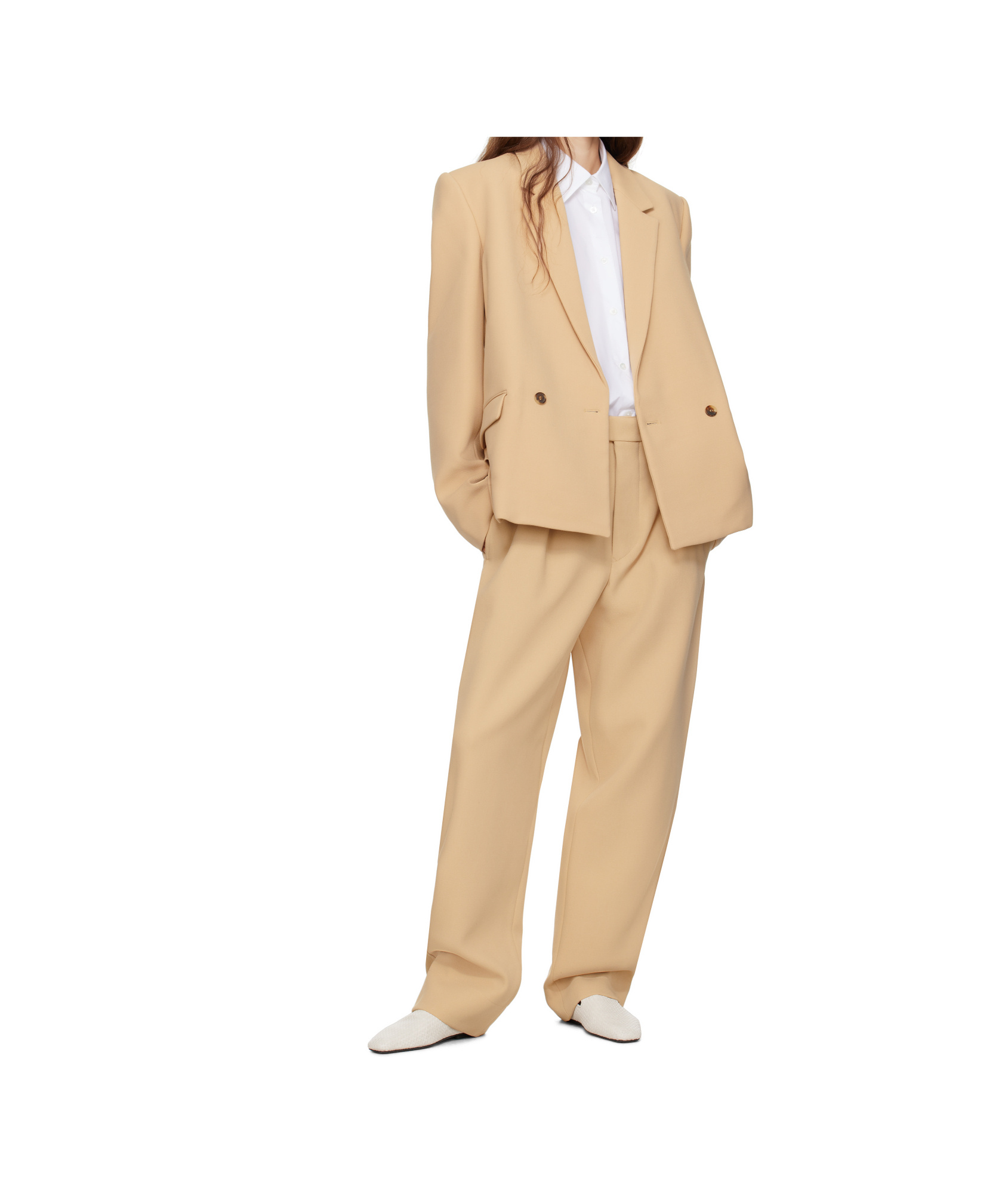 Shop Wardrobe.nyc Double-breasted Blazer