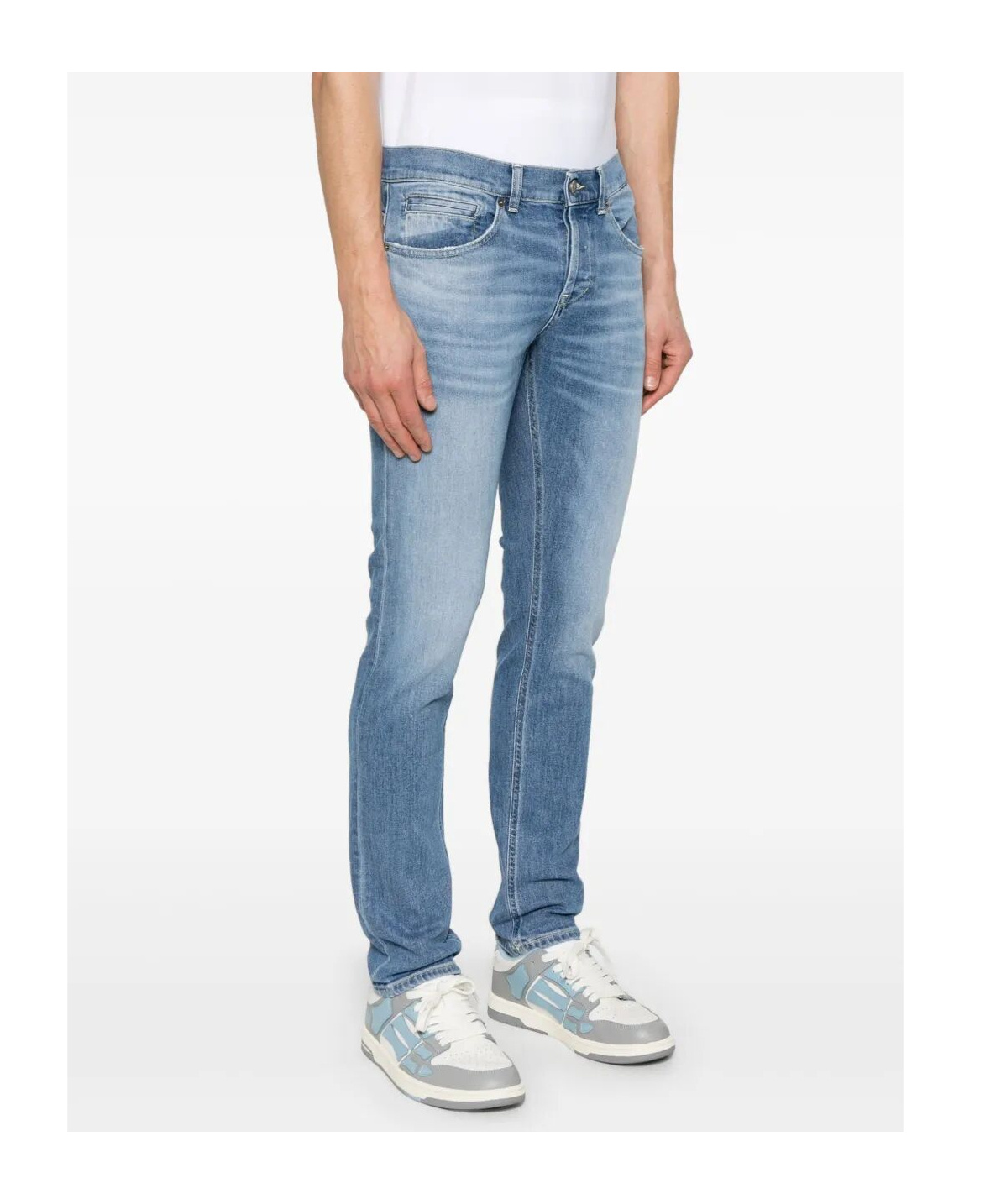 Dondup Belt-loop Jeans In Blue