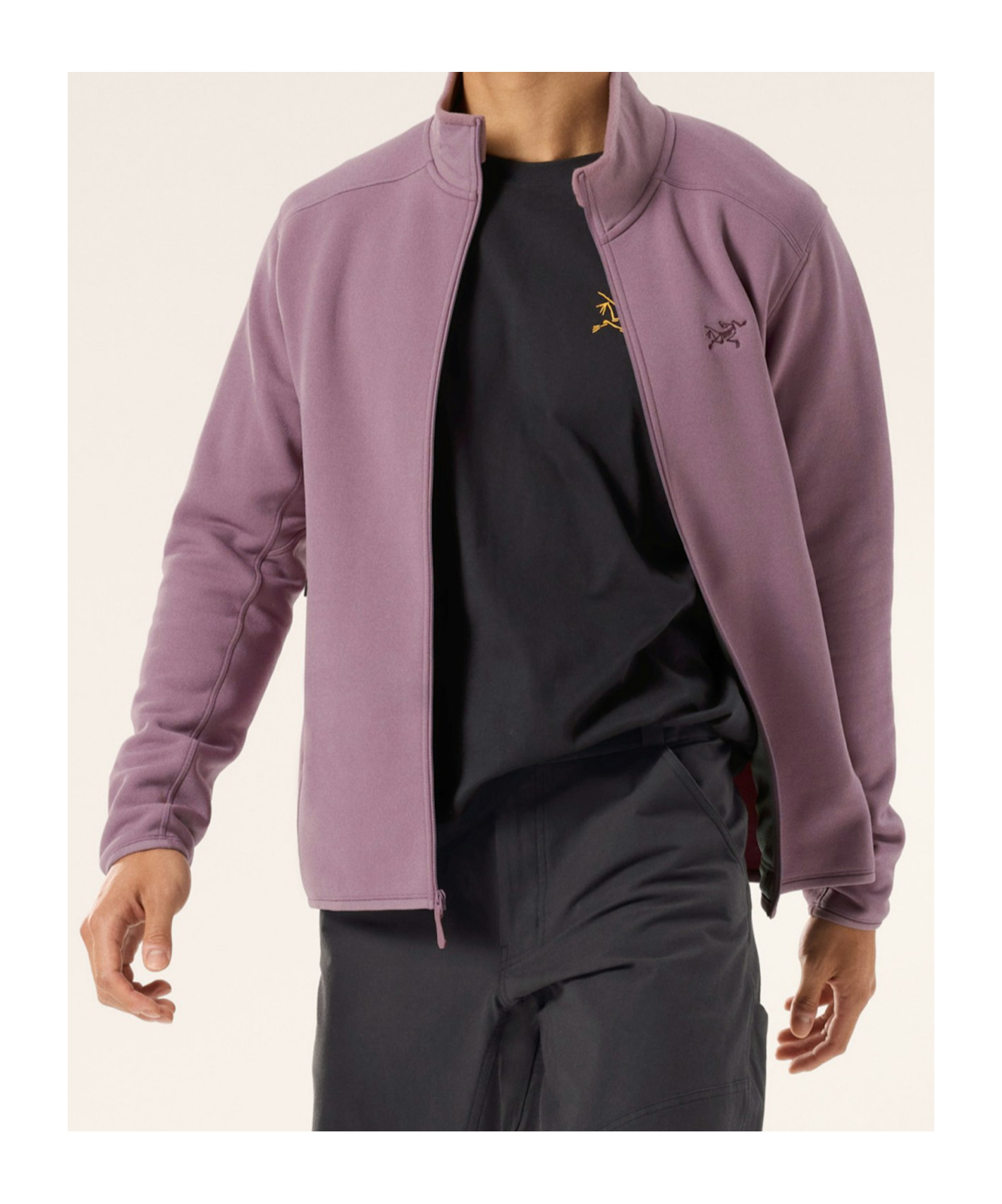 Arc'teryx Kyanite Zipper Jacket In Gray